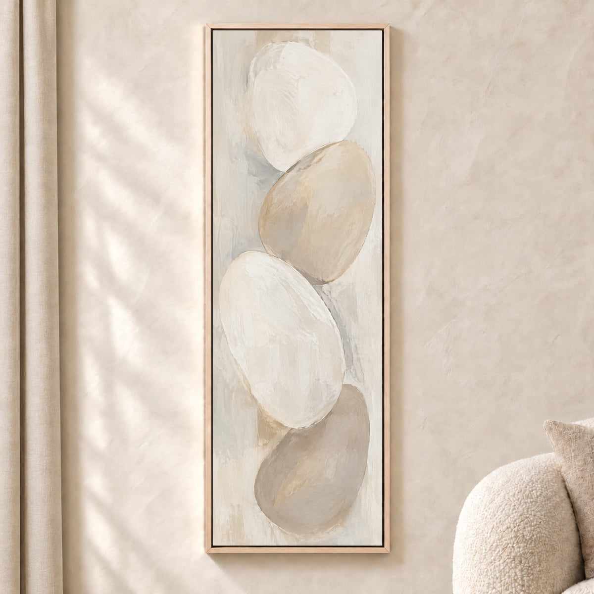 Chalk Forms Canvas Print Wall Art - Melrose Editions