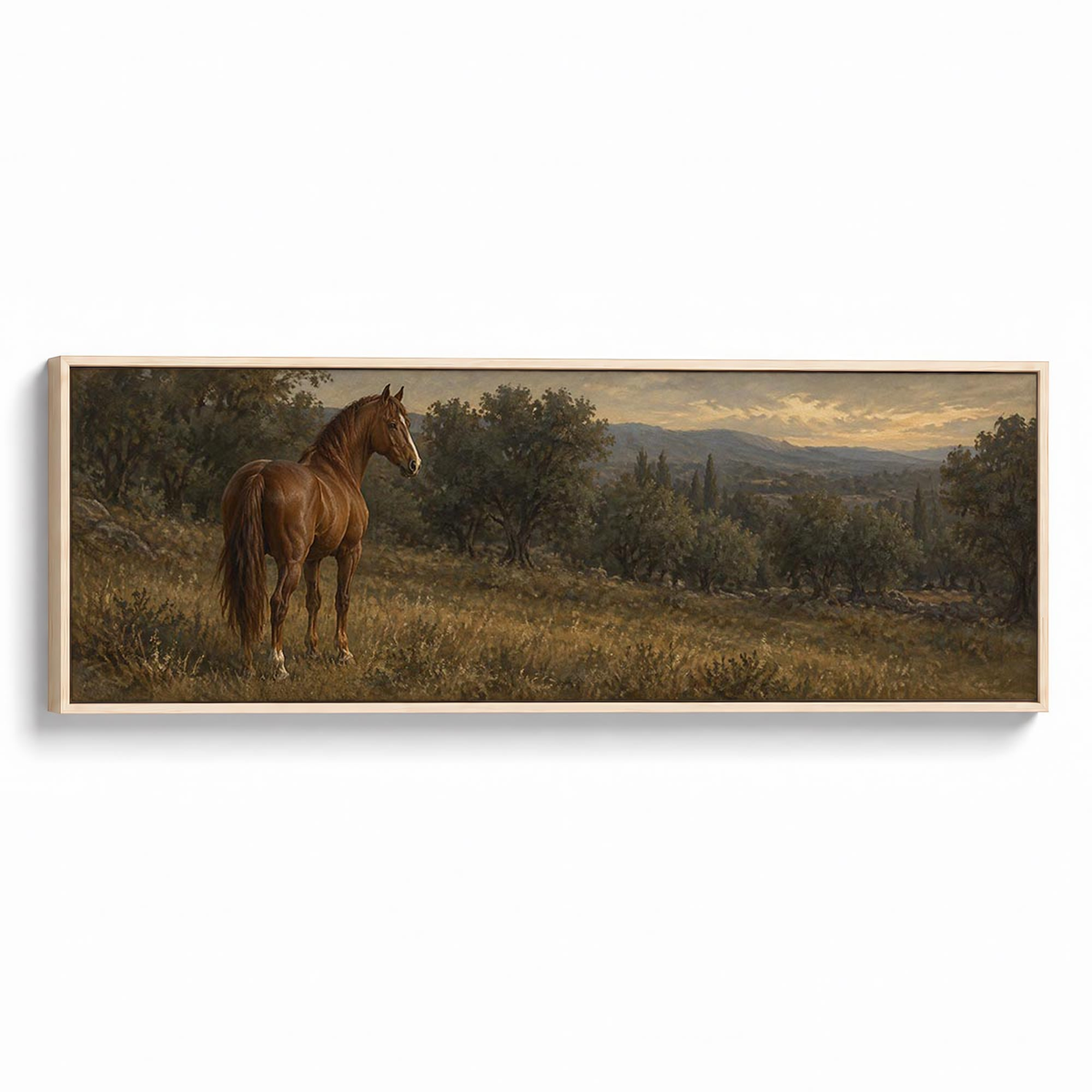 Equine Study Canvas Print Natural Wall Art - Melrose Editions