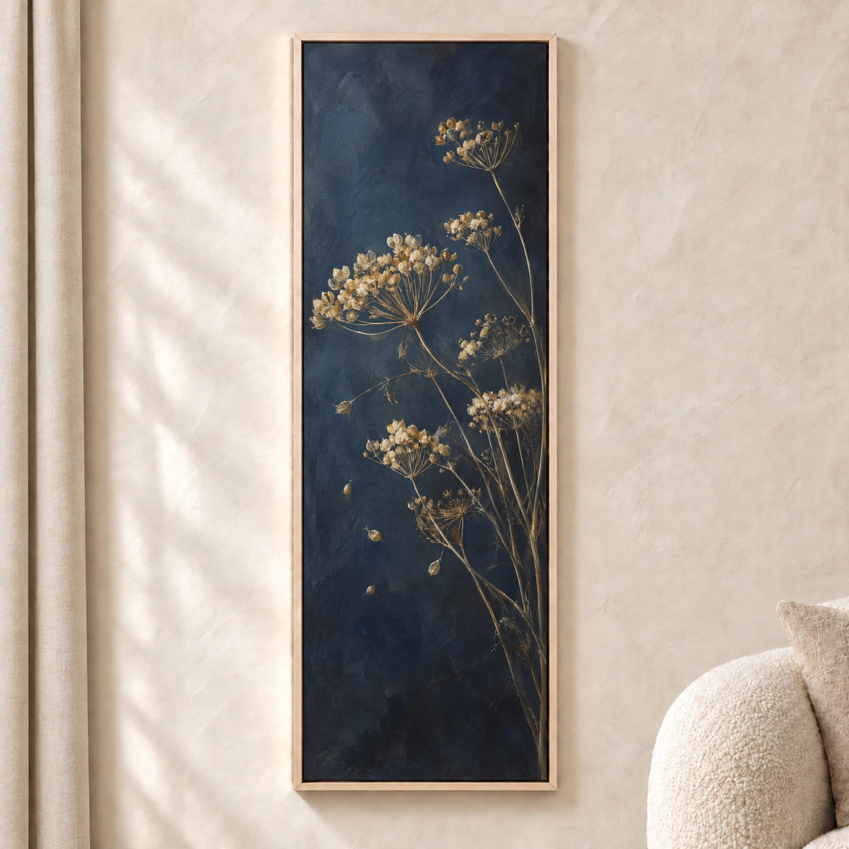Evening Seedheads Canvas Print Wall Art - Melrose Editions