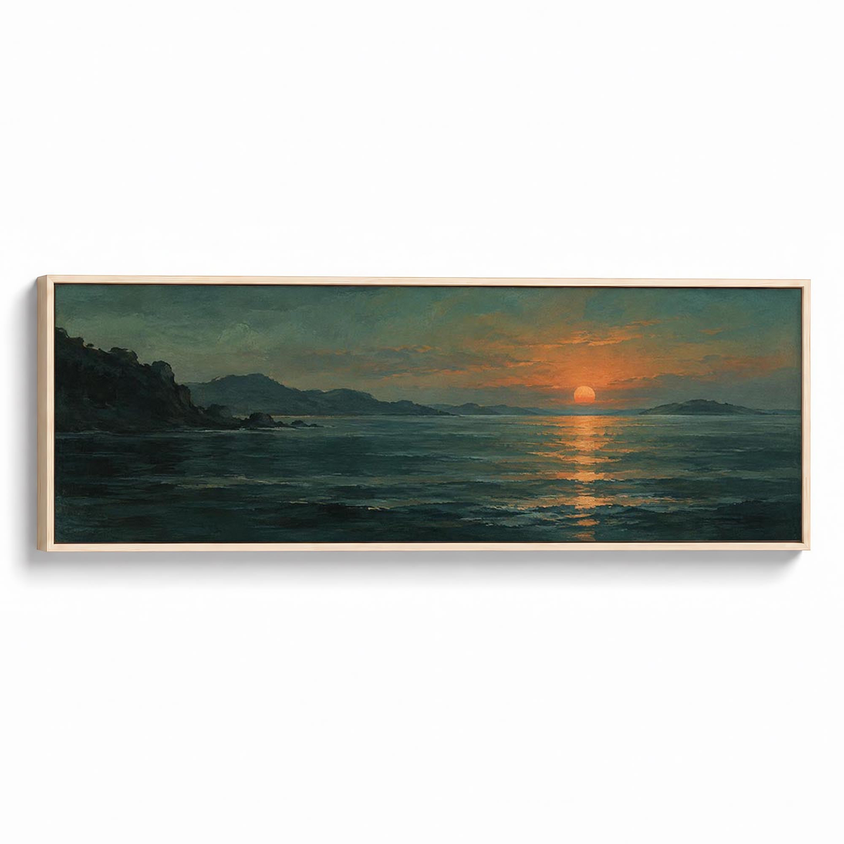 Evening Tide Canvas Print Natural Wall Art - Melrose Editions