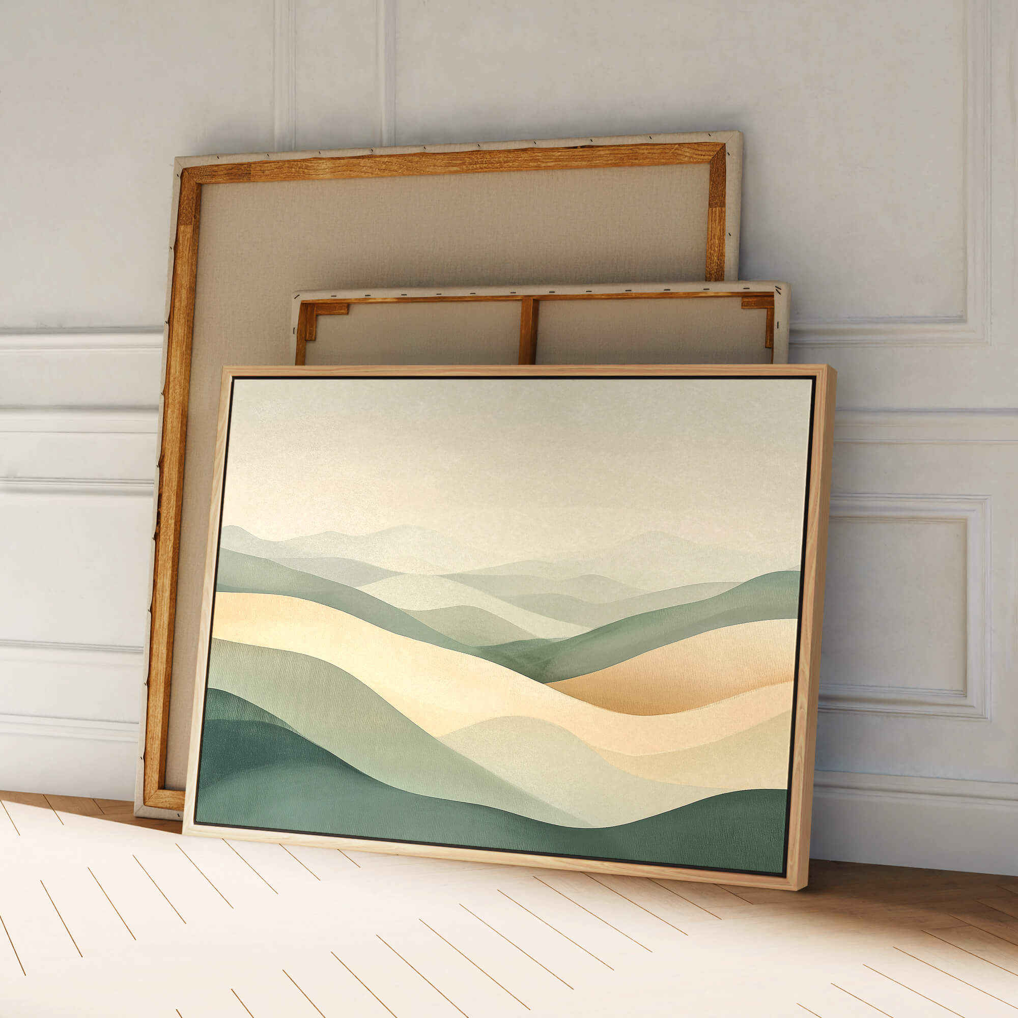 Countryside Serenity Framed Canvas Wall Art - Melrose Editions