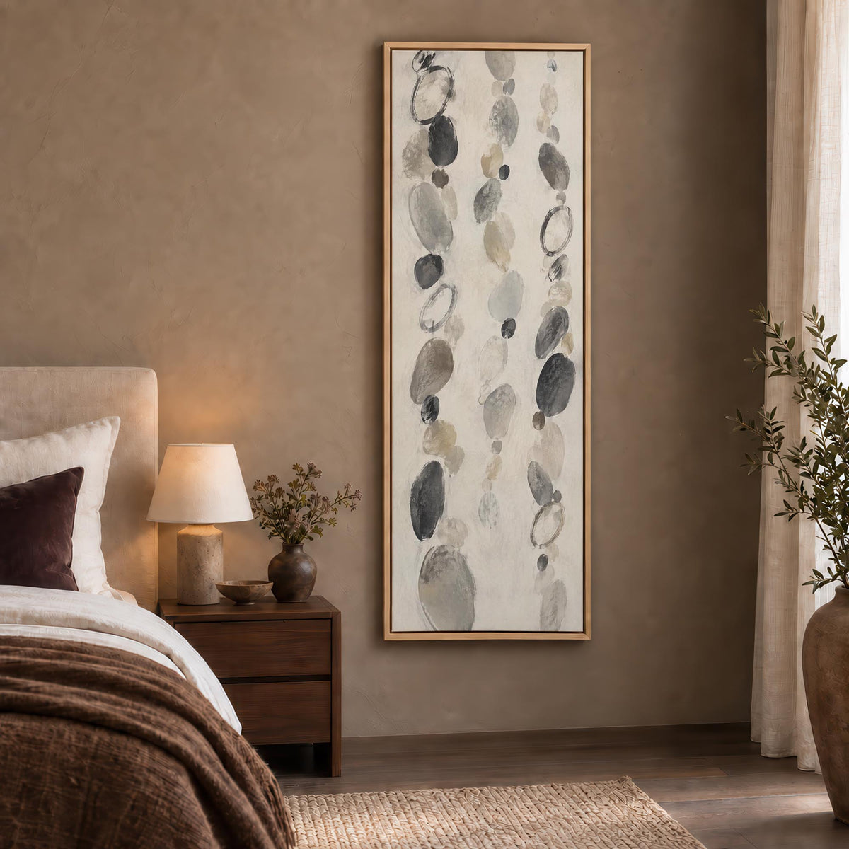 Ink Pebbles Canvas Print Wall Art - Melrose Editions