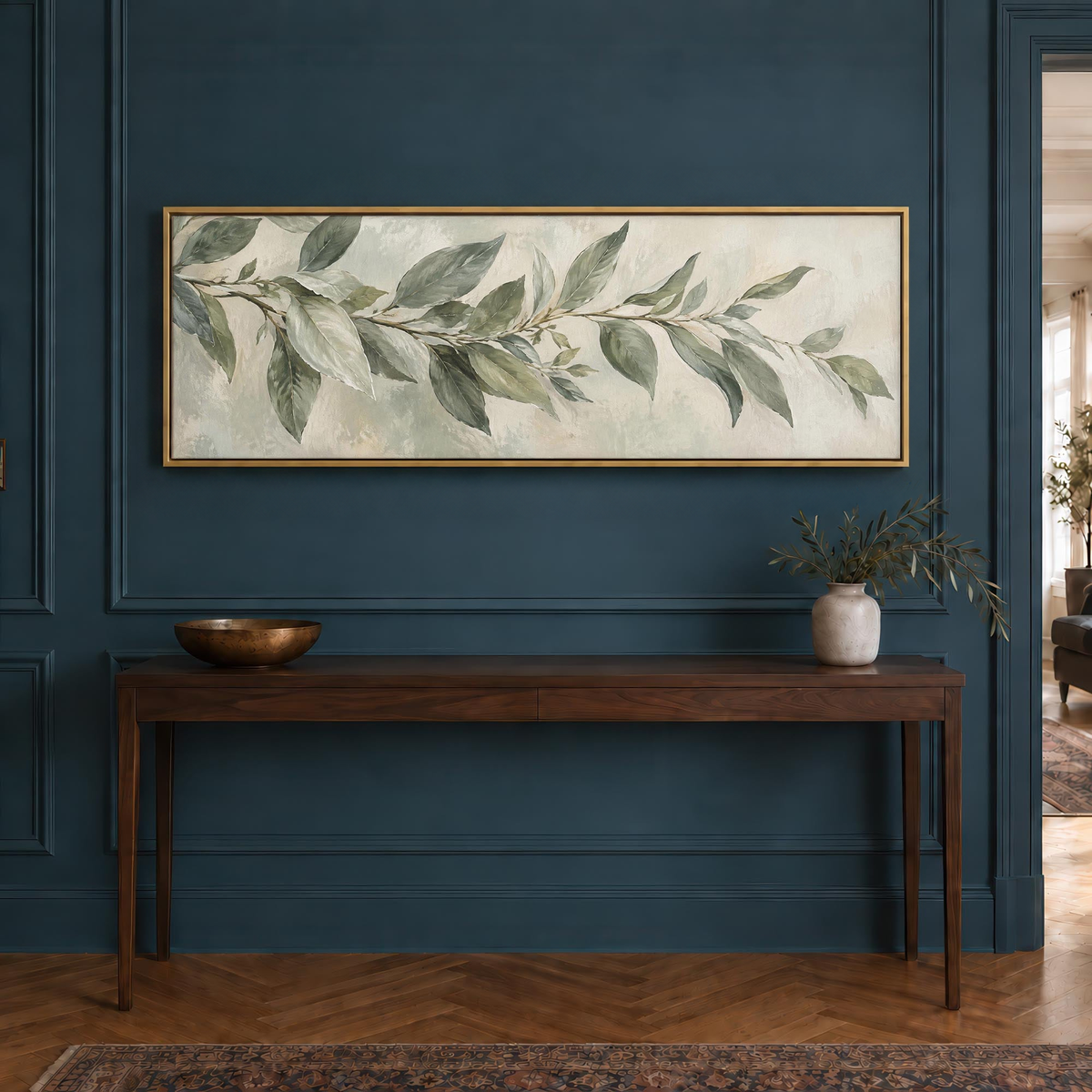 Leaf Study Canvas Print Wall Art - Melrose Editions