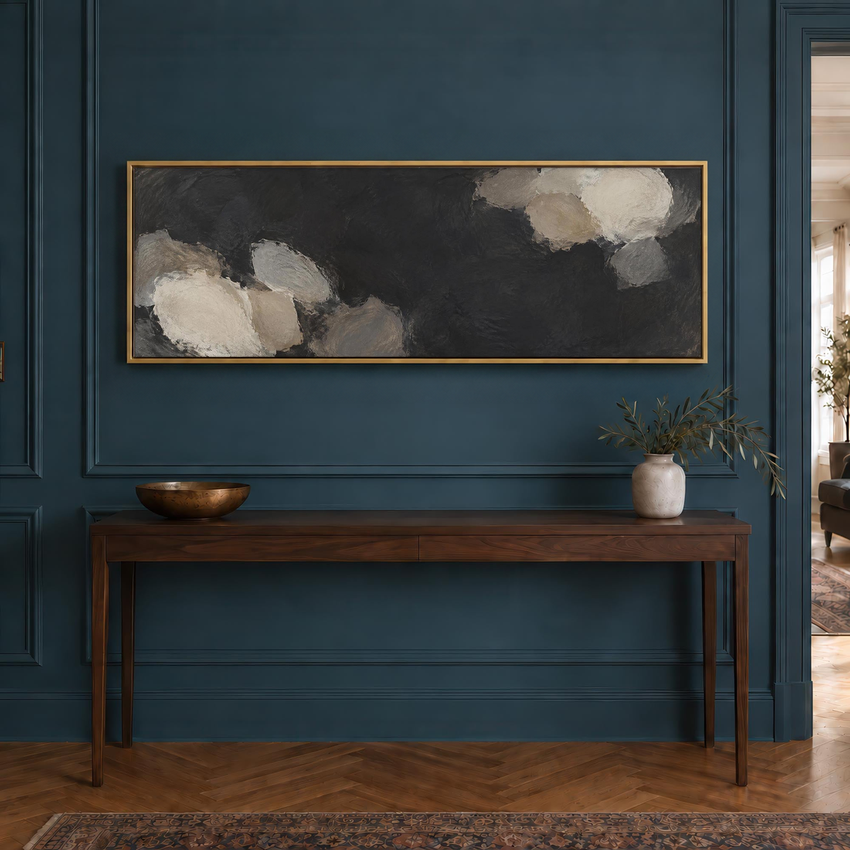 Midnight Chalk Canvas Print Wall Art - Melrose Editions