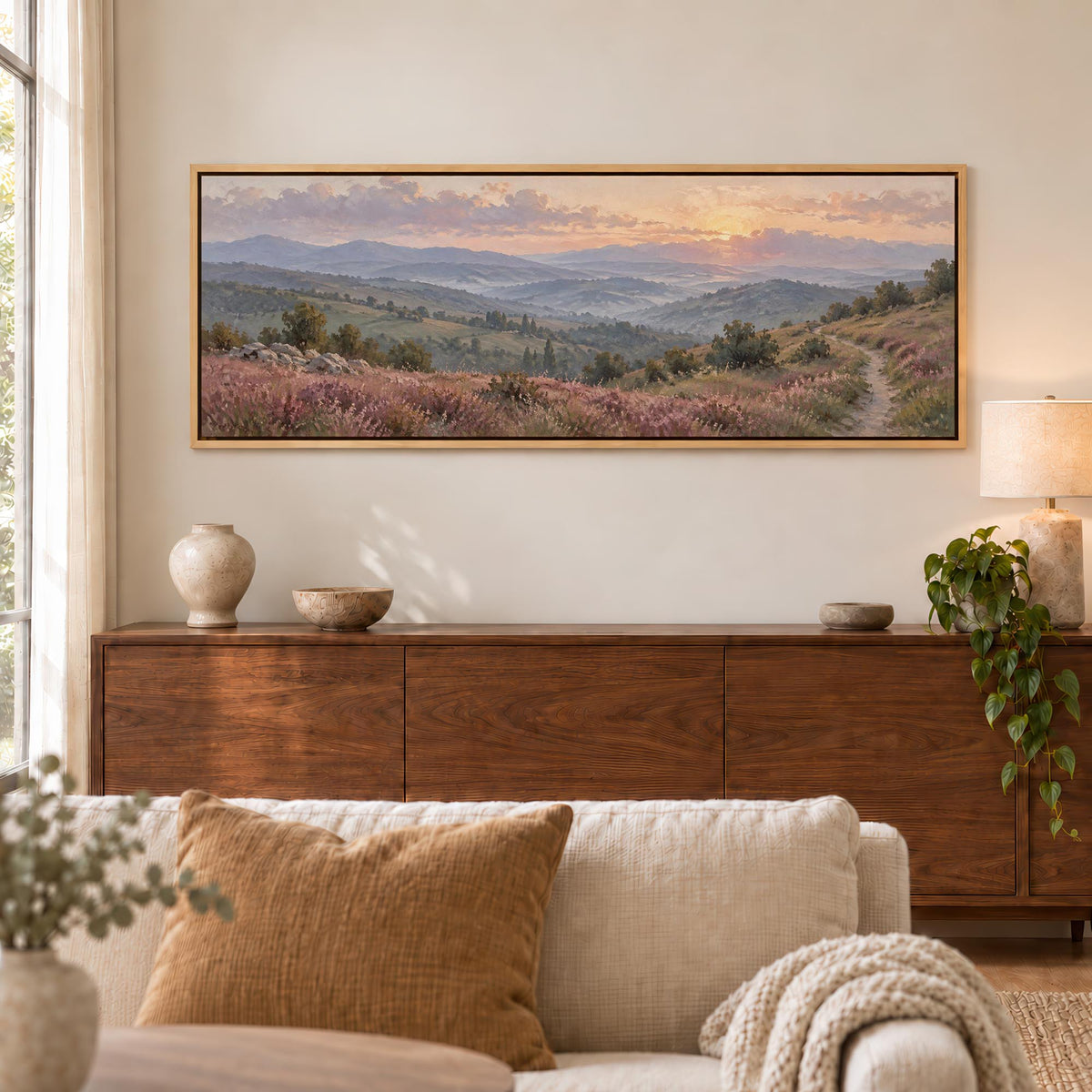 Morning Colour Canvas Print Wall Art - Melrose Editions