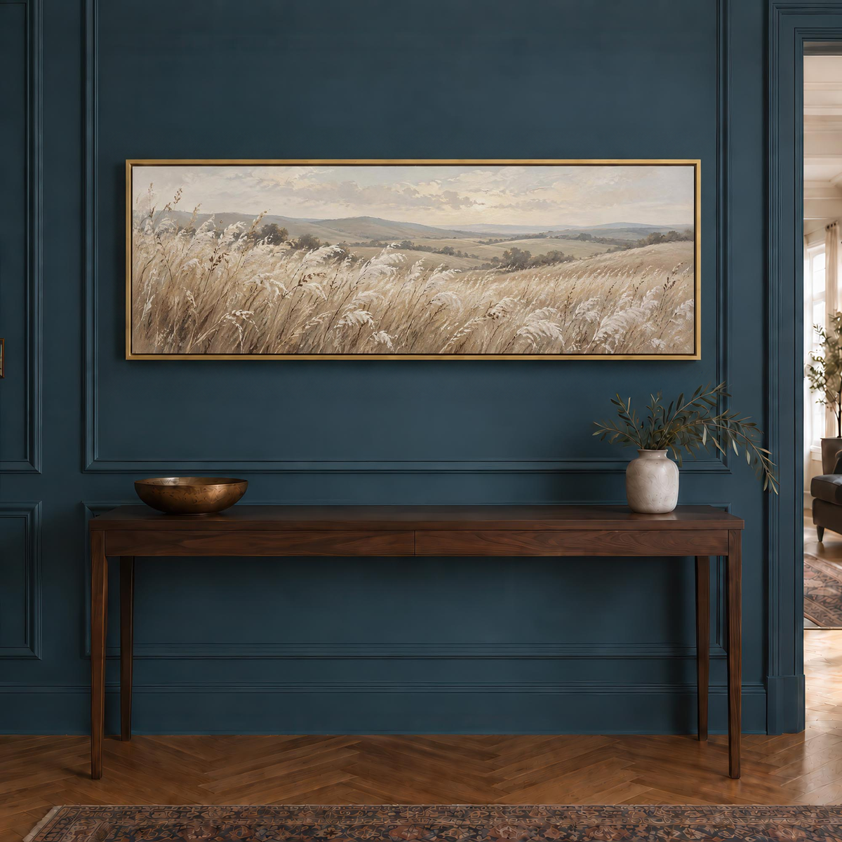 Pale Grasses Canvas Print Wall Art - Melrose Editions