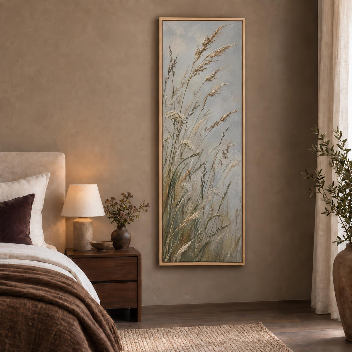 Wild Grasses Canvas Print Wall Art - Melrose Editions