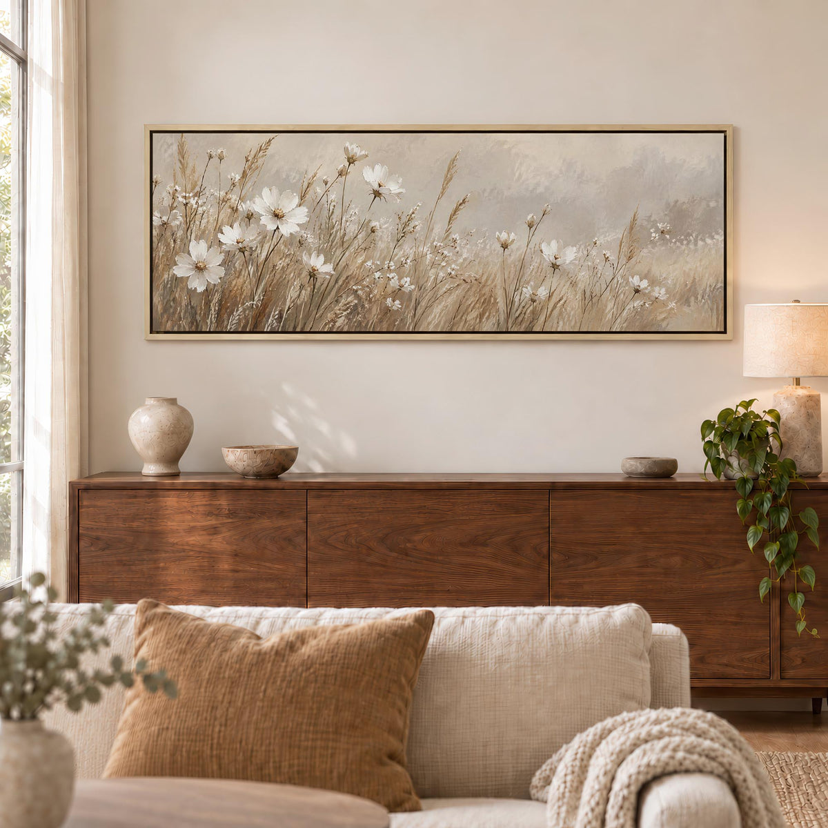 Airborne Blossoms Canvas Print Wall Art - Melrose Editions