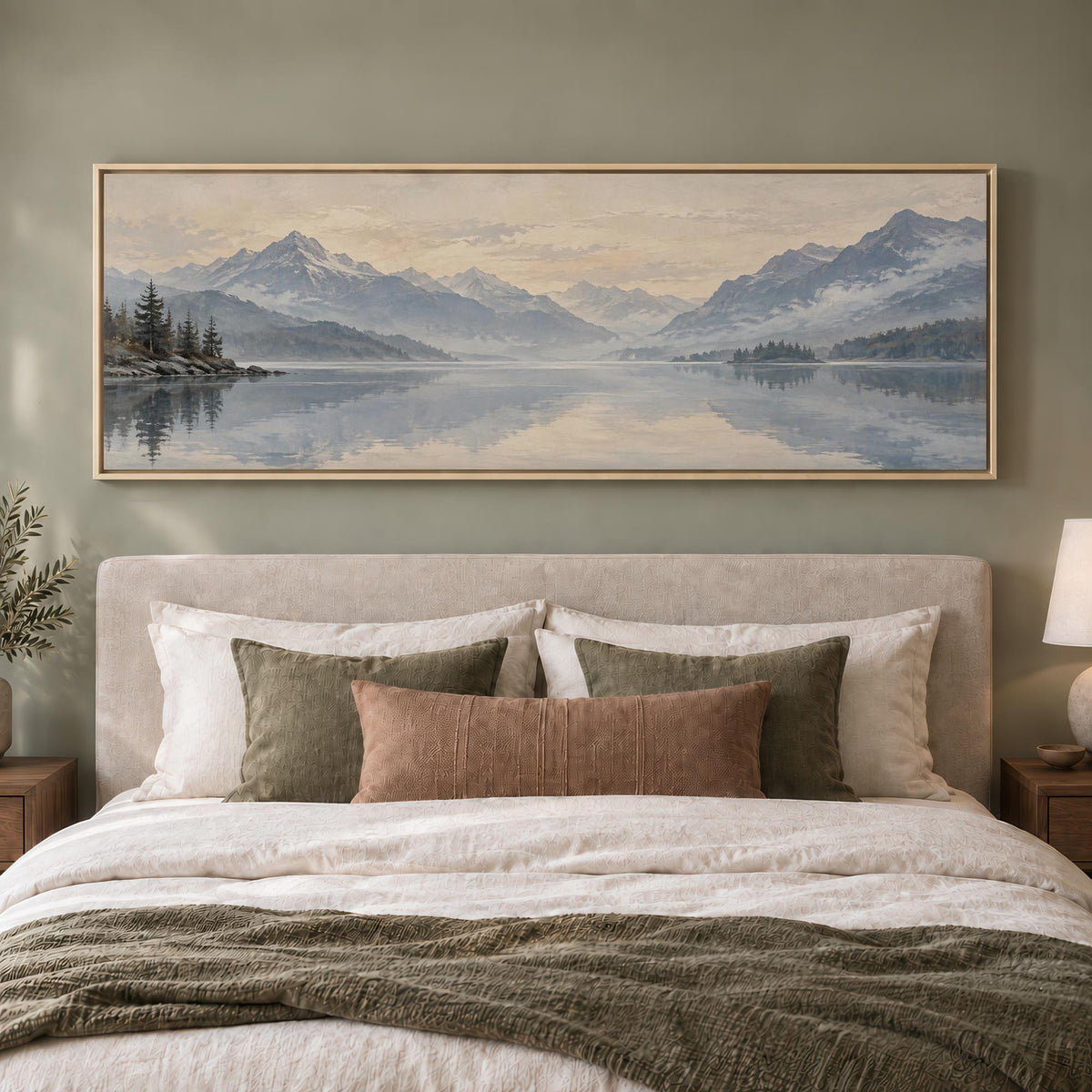 Alpine Stillness Canvas Print Wall Art - Melrose Editions