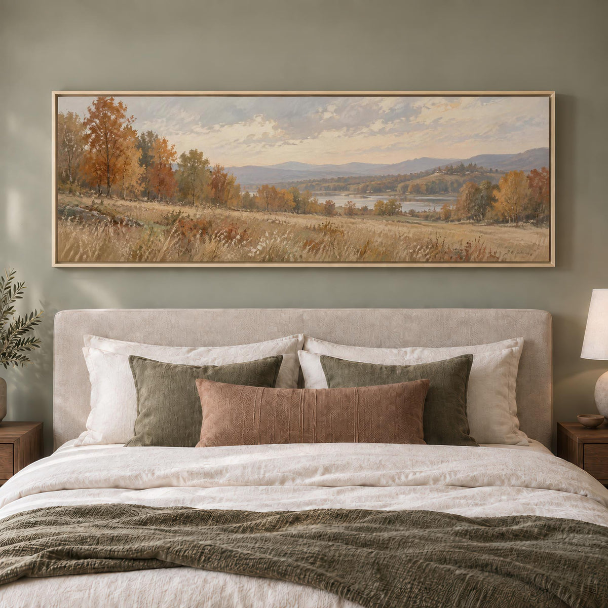Autumn Woodland Canvas Print Wall Art - Melrose Editions