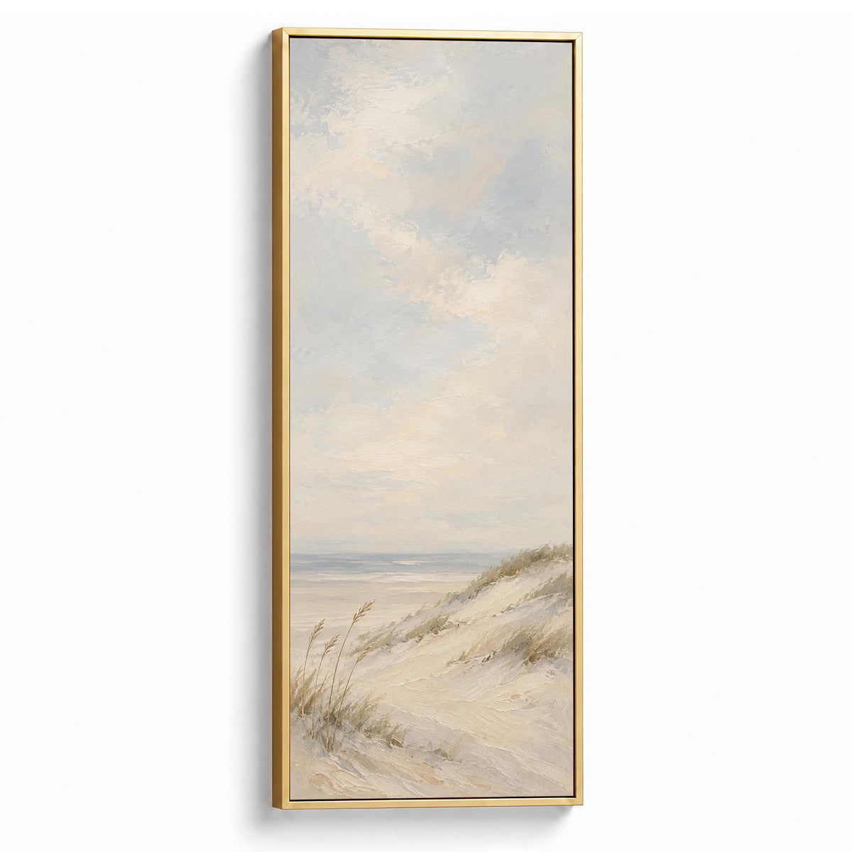 Chalk Sands Canvas Print Gold Wall Art - Melrose Editions