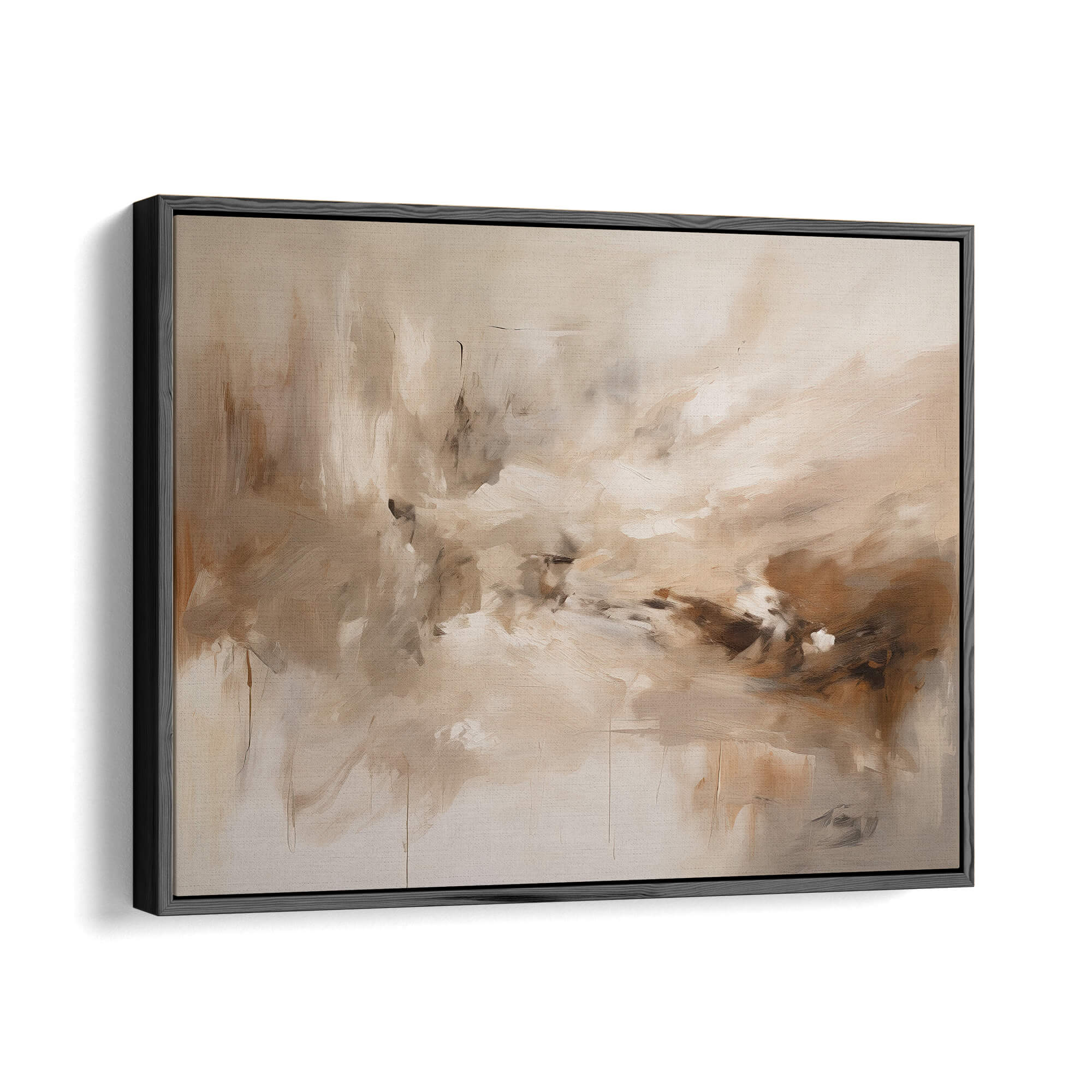 Clay Framed Canvas Black Wall Art - Melrose Editions