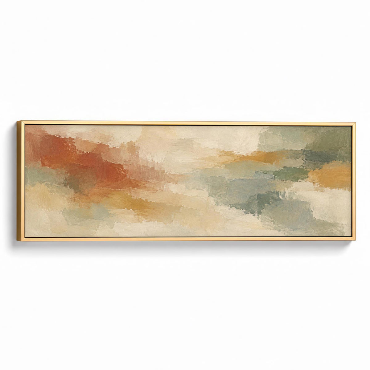 Colour Fields Canvas Print Gold Wall Art - Melrose Editions