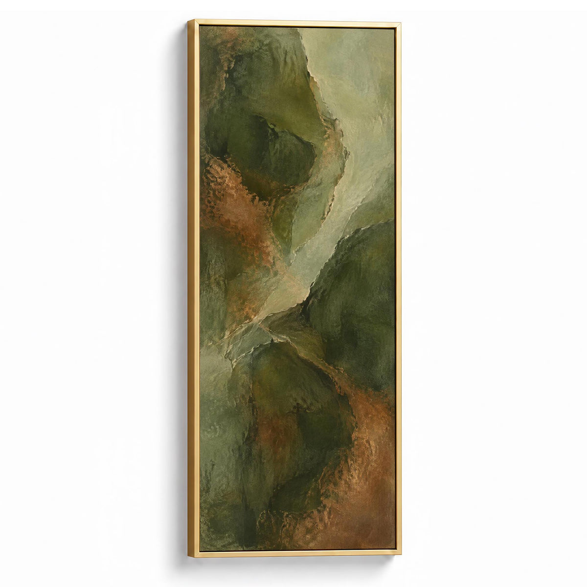 Copper Ravine Canvas Print Gold Wall Art - Melrose Editions