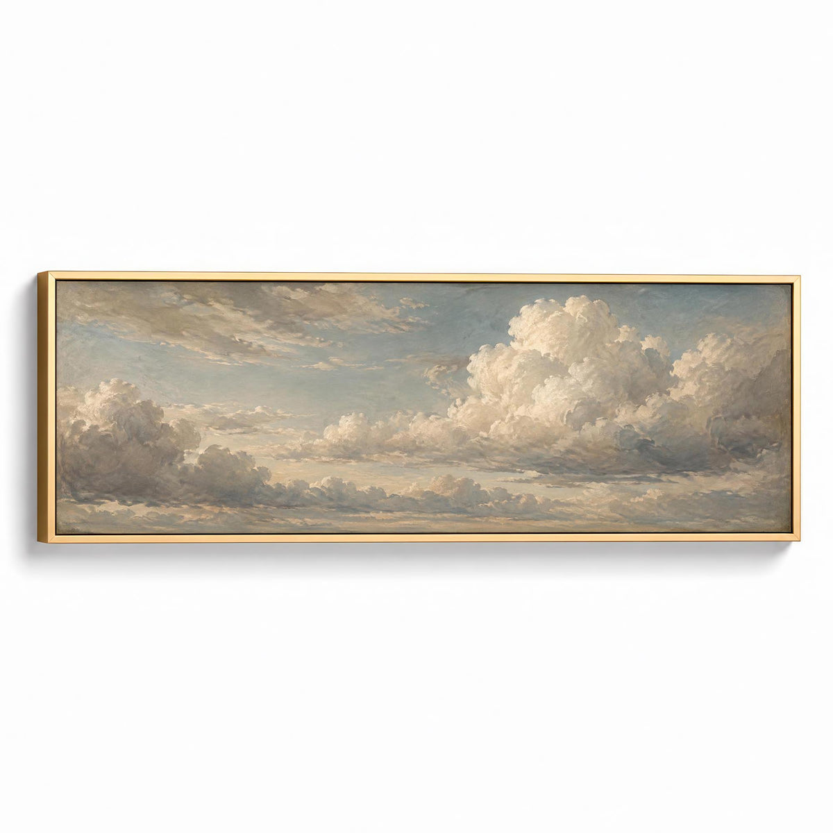 Drifting Light Canvas Print Gold Wall Art - Melrose Editions
