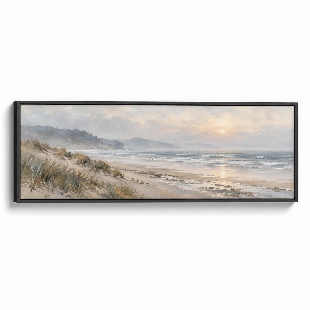 Dune Light Canvas Print Black Wall Art - Melrose Editions
