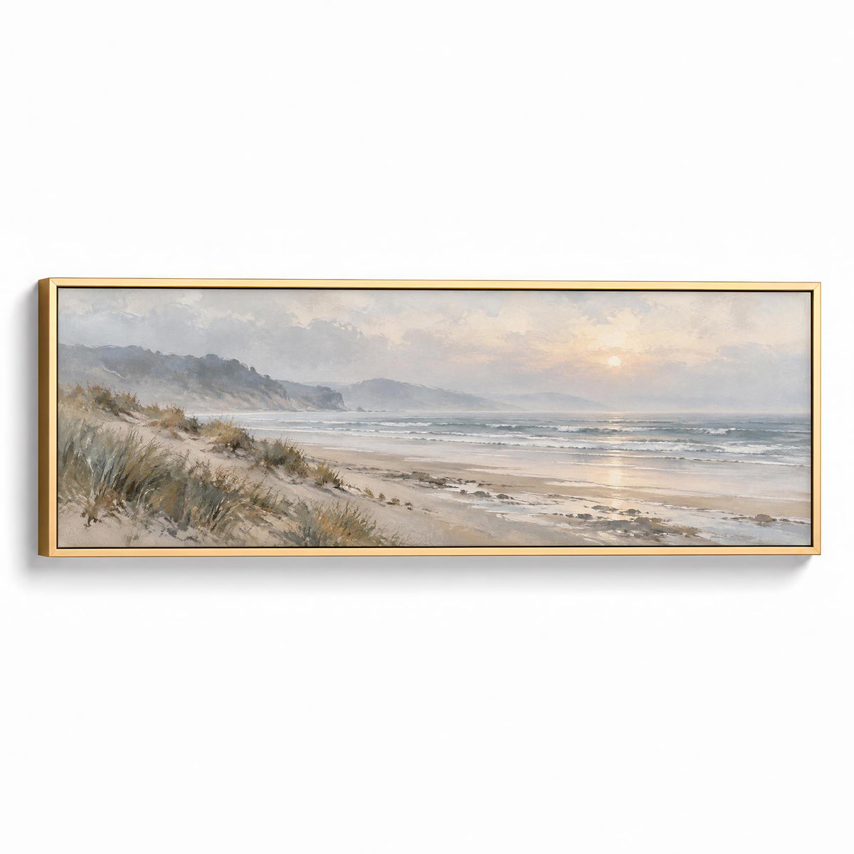 Dune Light Canvas Print Gold Wall Art - Melrose Editions