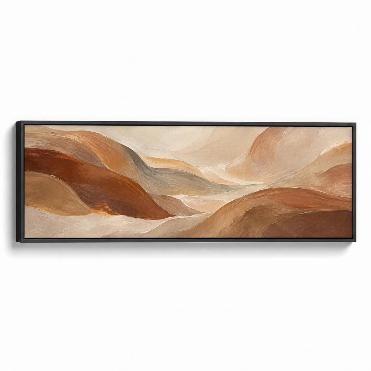 Earthen Motion Canvas Print Black Wall Art - Melrose Editions