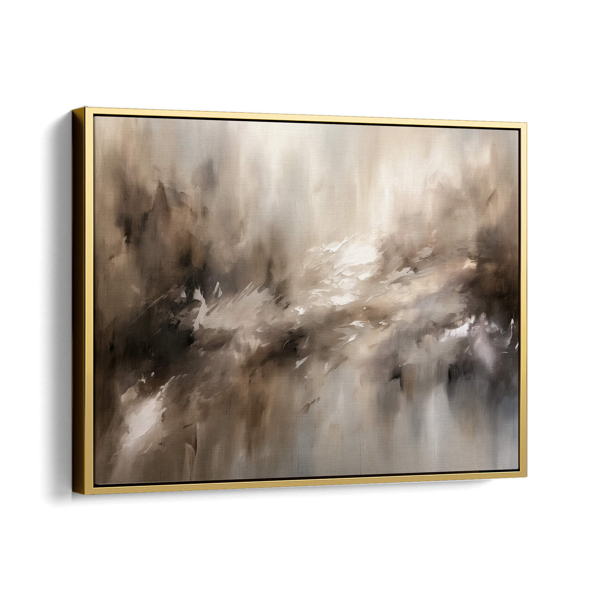 Ember Framed Canvas Gold Wall Art - Melrose Editions