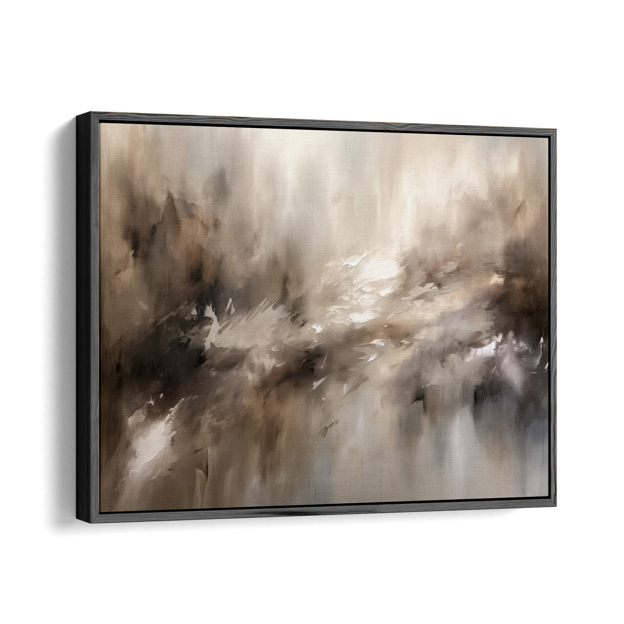 Ember Framed Canvas Black Wall Art - Melrose Editions