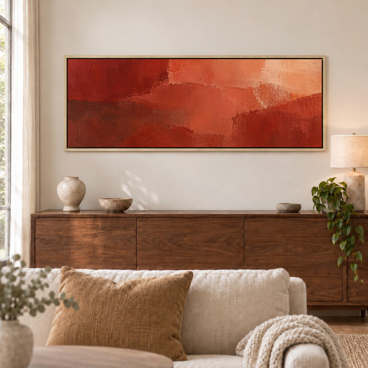 Ember Fields Canvas Print Wall Art - Melrose Editions