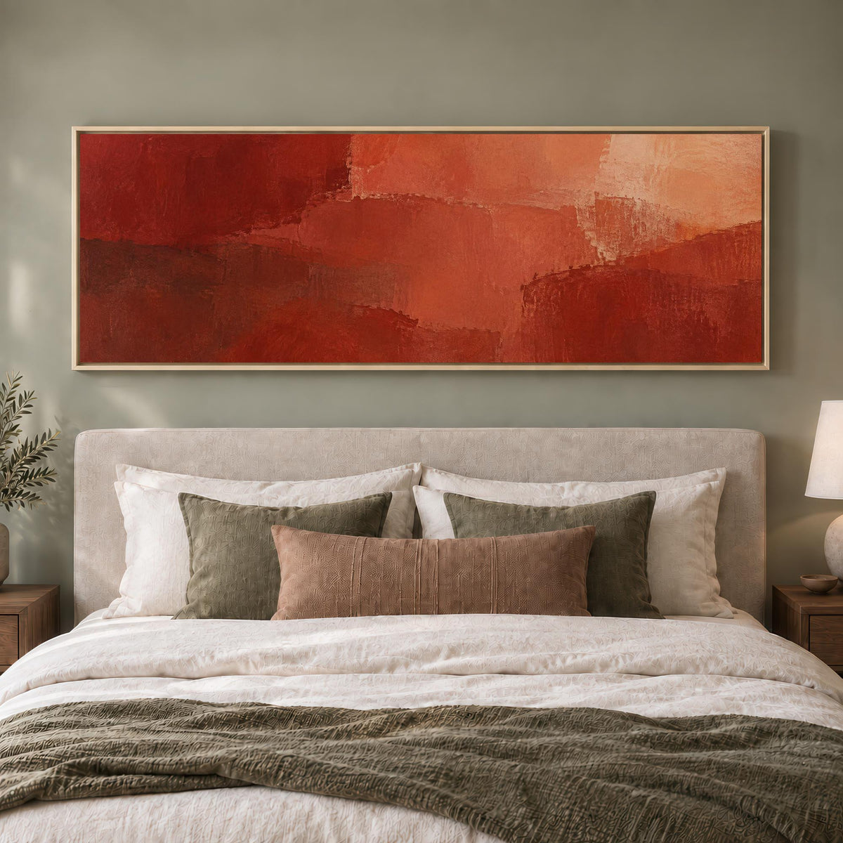Ember Fields Canvas Print Wall Art - Melrose Editions