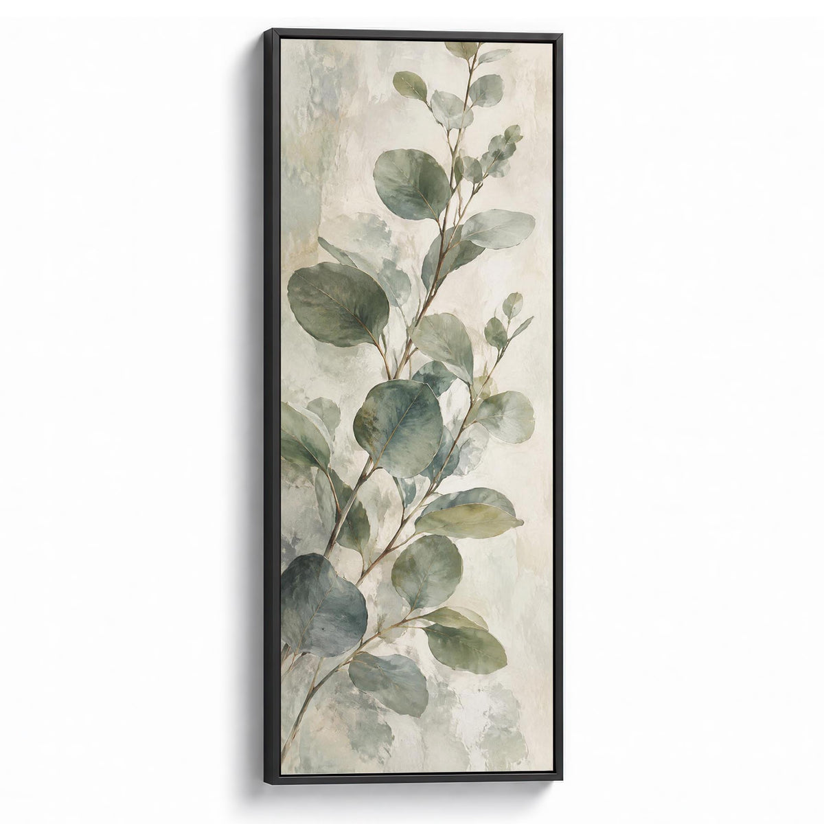 Eucalyptus Study Canvas Print Black Wall Art - Melrose Editions