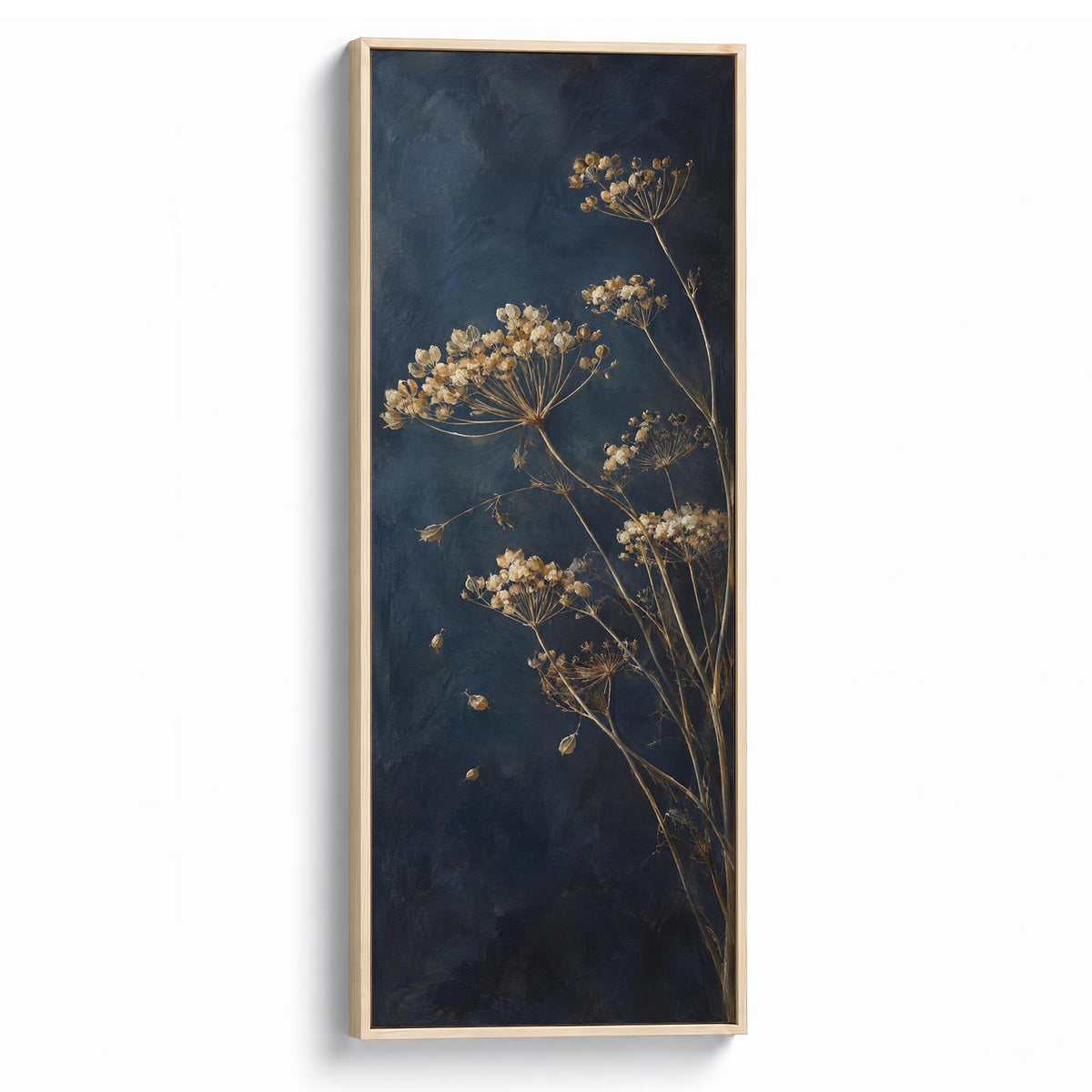 Evening Seedheads Canvas Print Natural Wall Art - Melrose Editions