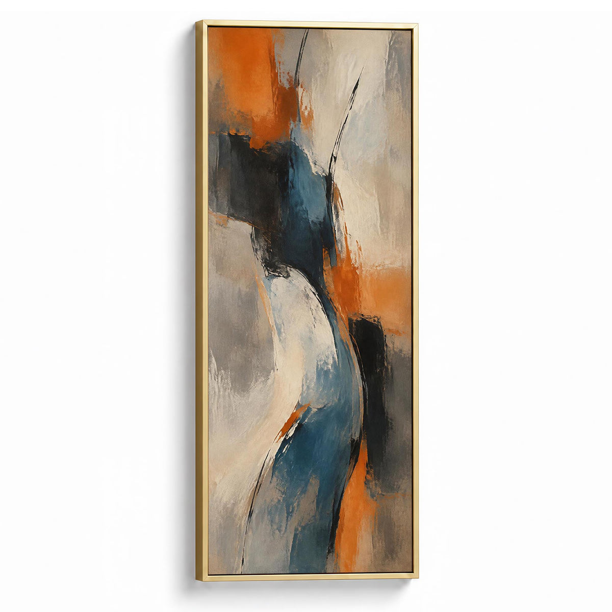 Gathered Colours Canvas Print Gold Wall Art - Melrose Editions