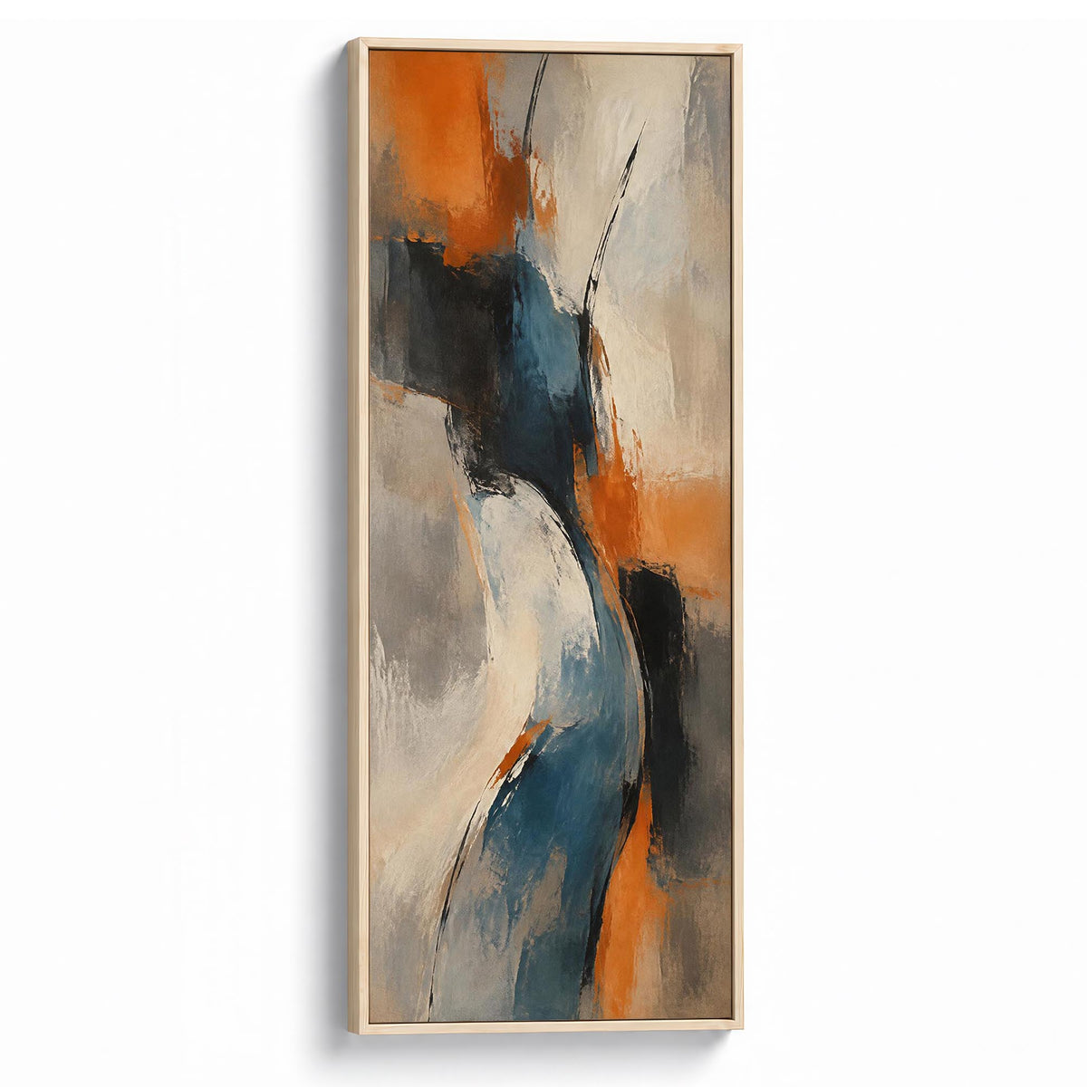 Gathered Colours Canvas Print Natural Wall Art - Melrose Editions