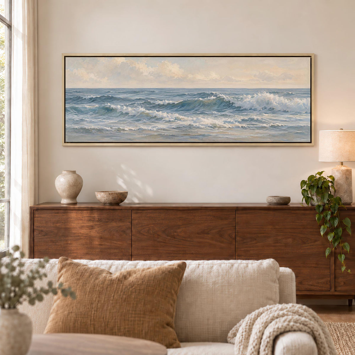 Gentle Swell Canvas Print Wall Art - Melrose Editions