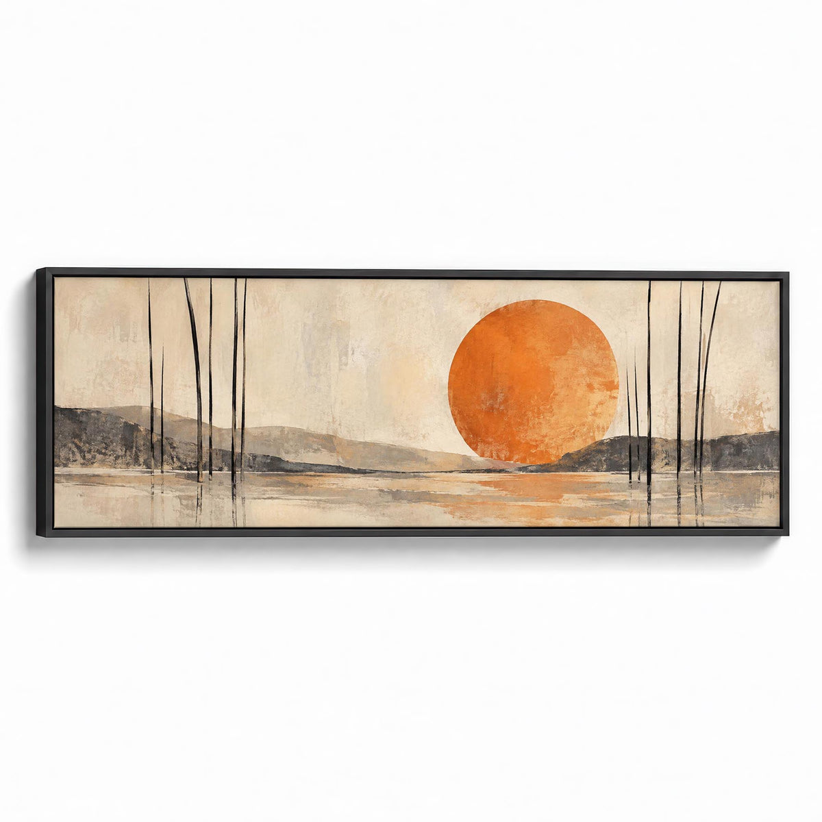 Inked Clay Canvas Print Black Wall Art - Melrose Editions