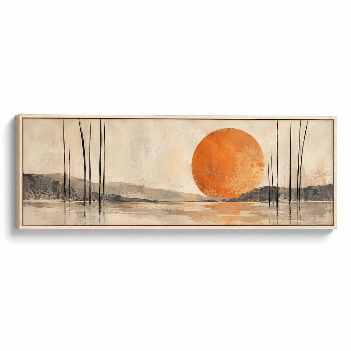 Inked Clay Canvas Print Natural Wall Art - Melrose Editions
