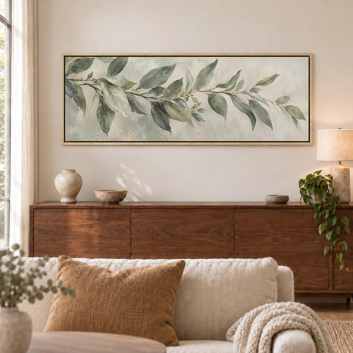 Leaf Study Canvas Print Wall Art - Melrose Editions