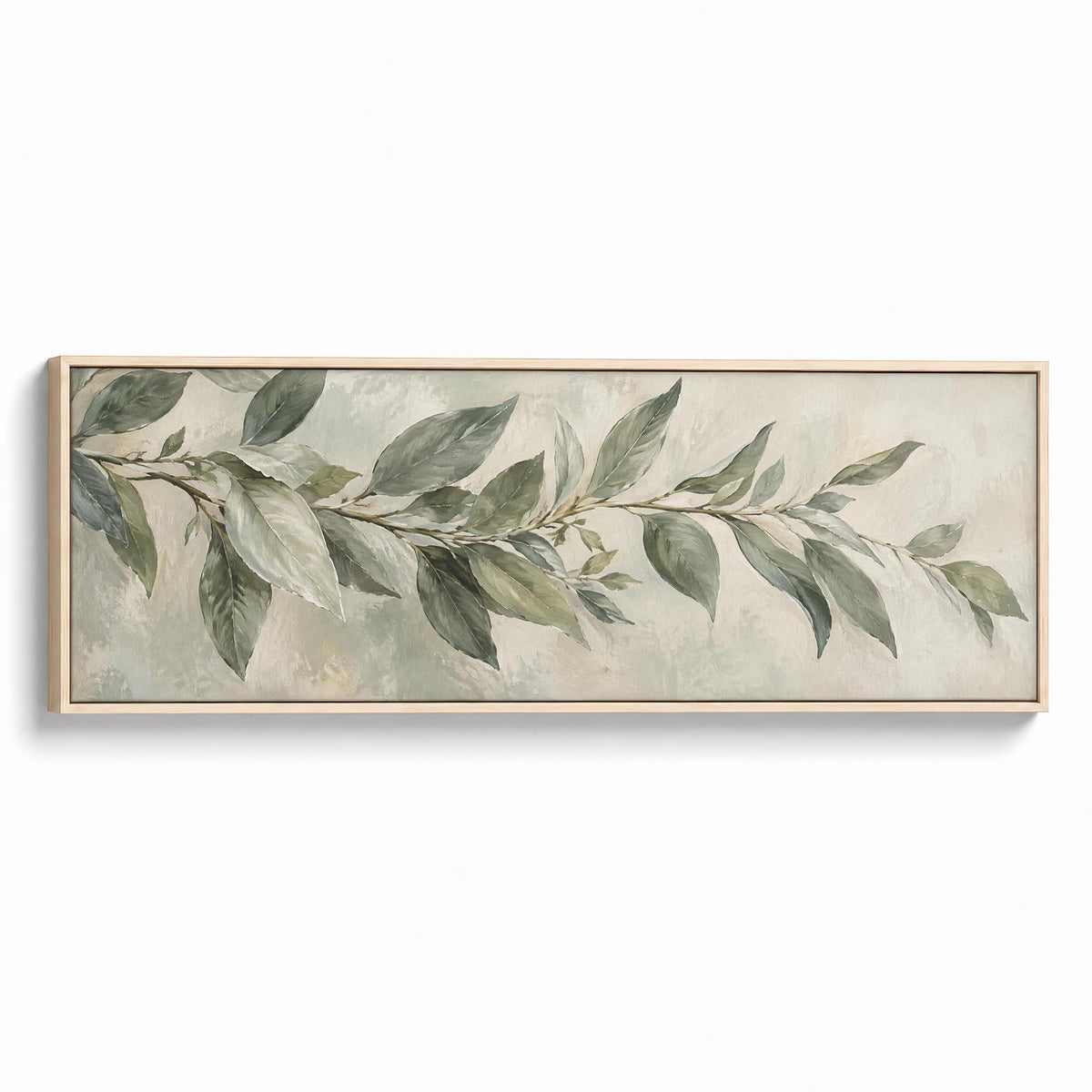 Leaf Study Canvas Print Natural Wall Art - Melrose Editions