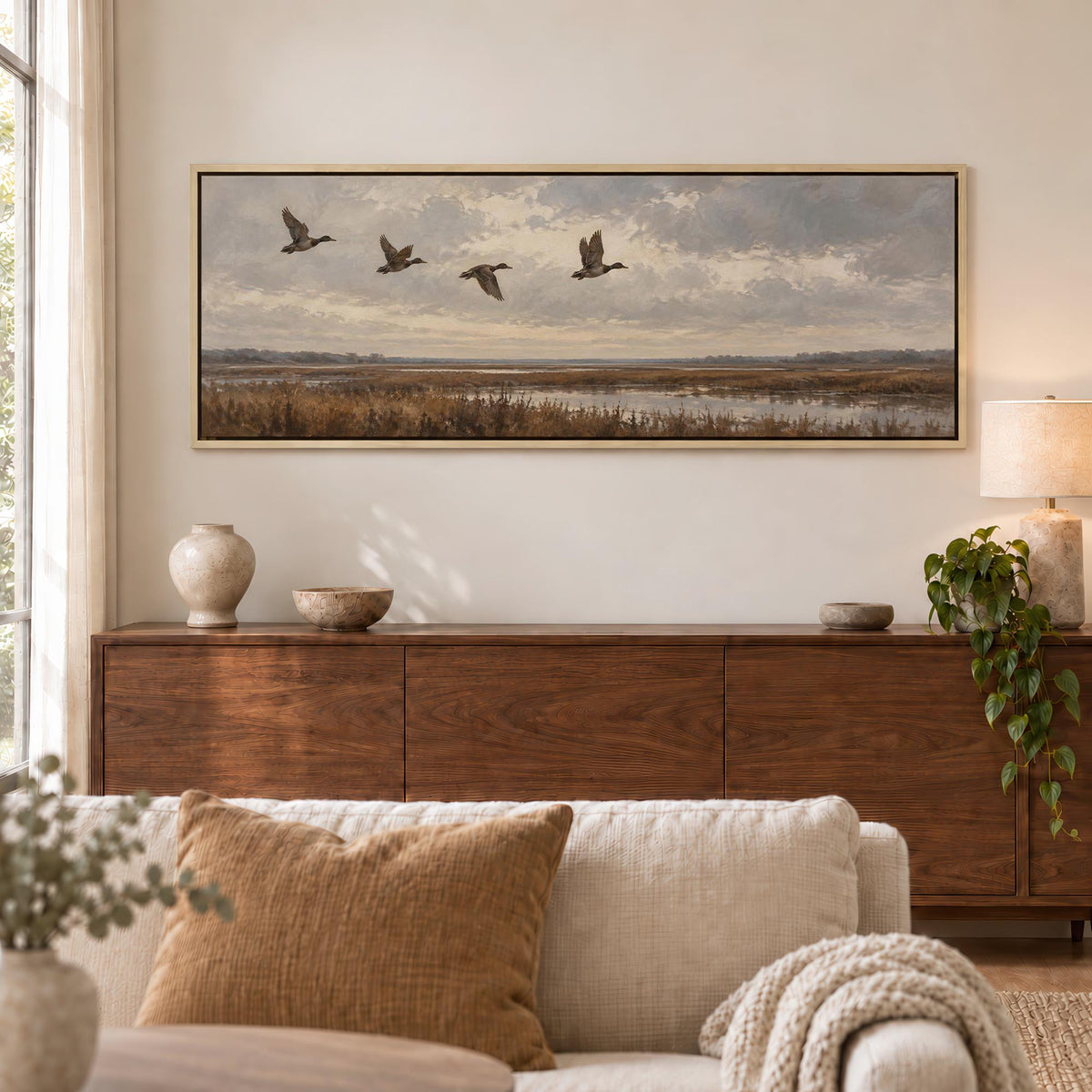 Marsh Flight Canvas Print Wall Art - Melrose Editions