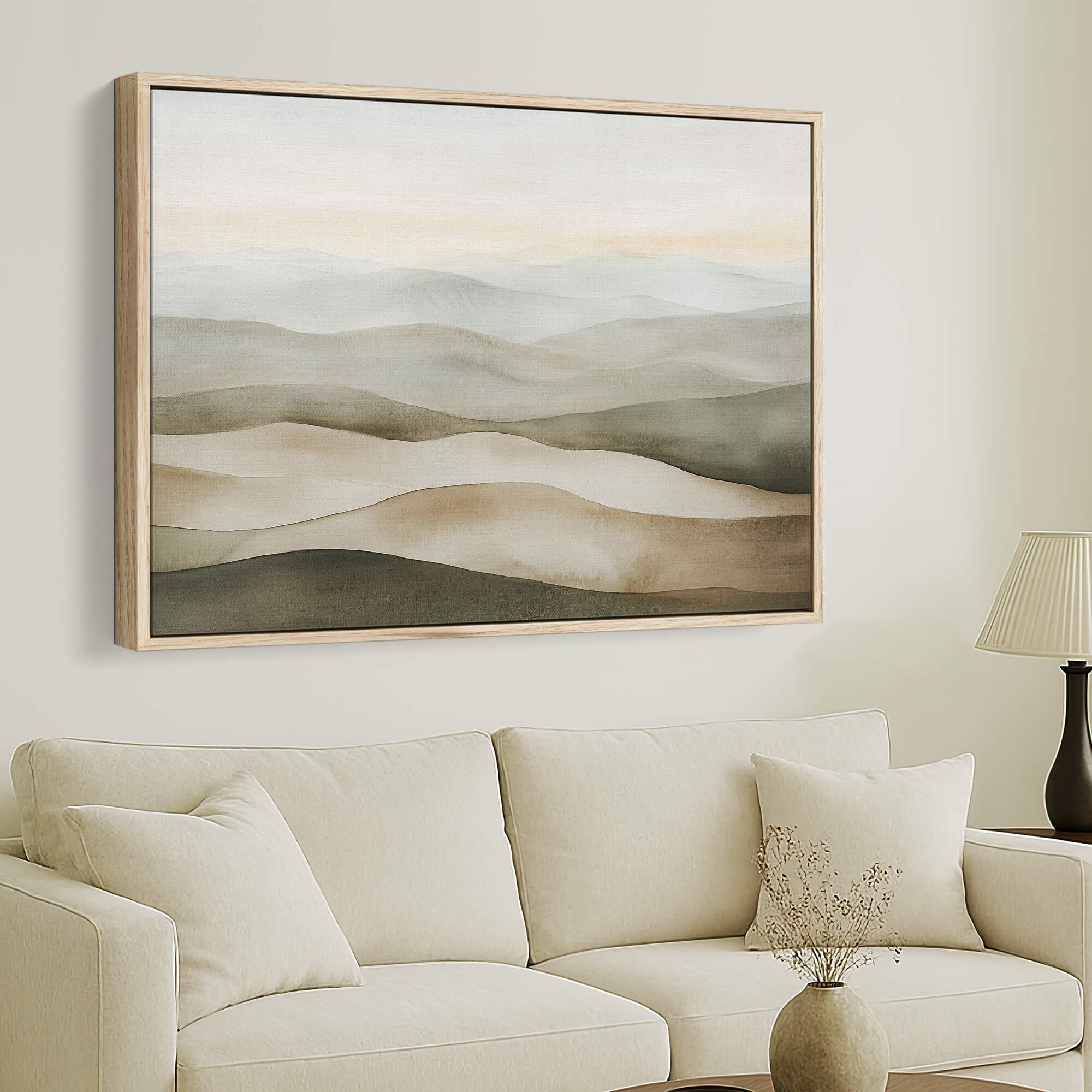 Meadow No2 Framed Canvas Wall Art - Melrose Editions