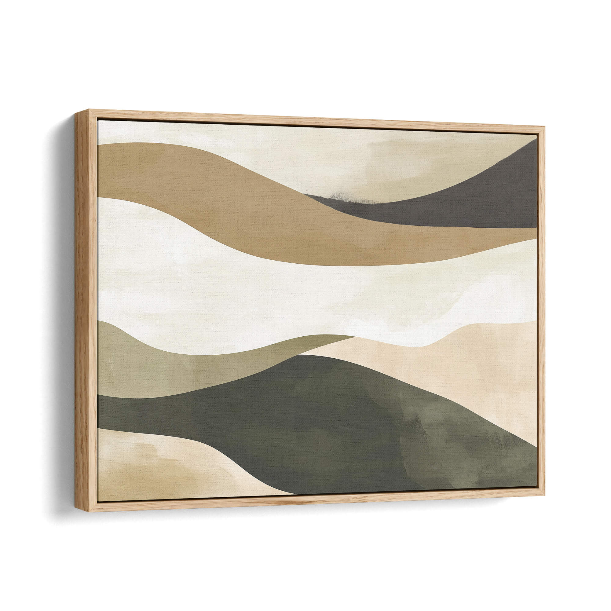 Mesa Framed Canvas Natural Wall Art - Melrose Editions