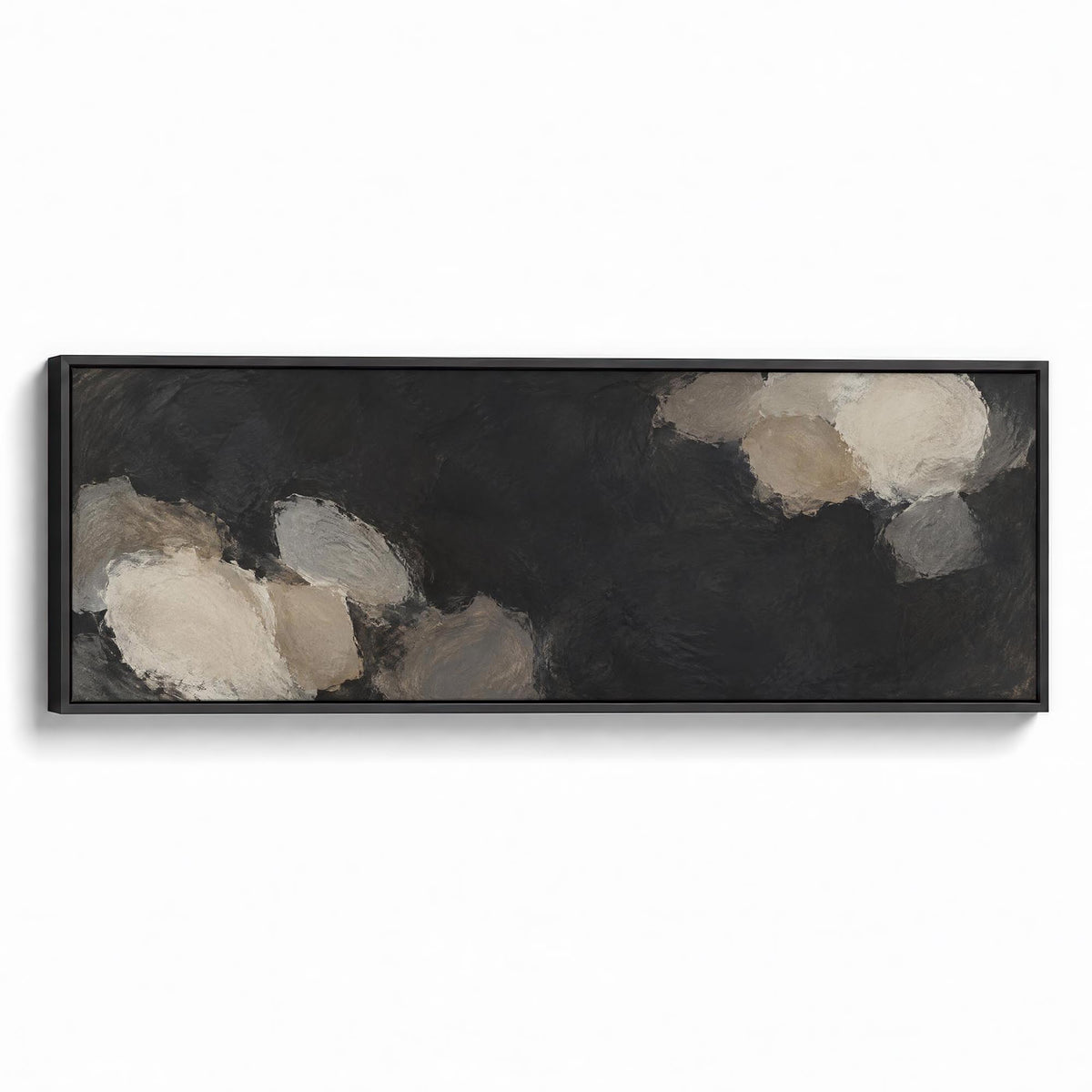 Midnight Chalk Canvas Print Black Wall Art - Melrose Editions