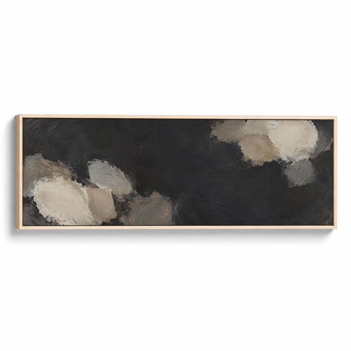 Midnight Chalk Canvas Print Natural Wall Art - Melrose Editions