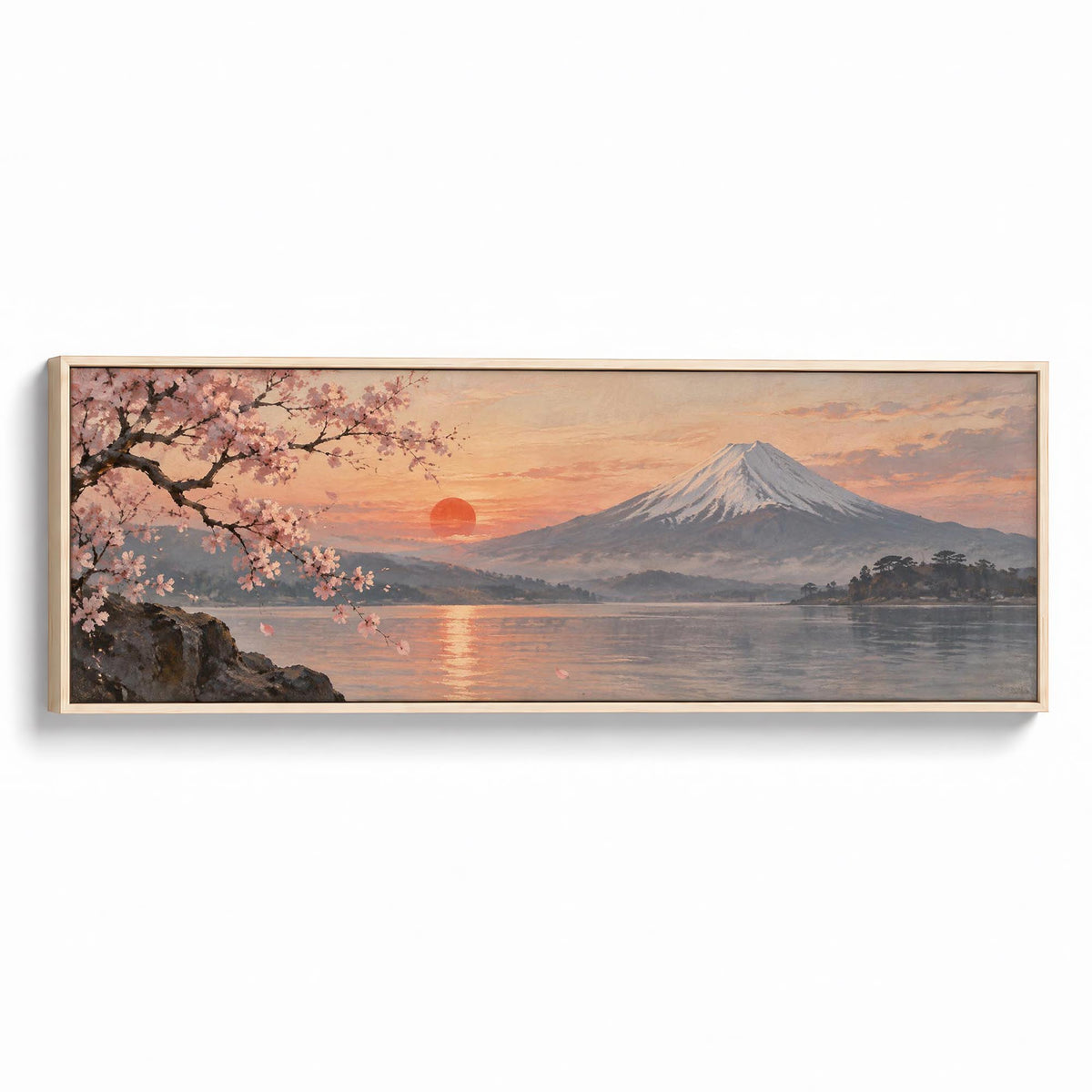 Mountain Blossom Canvas Print Natural Wall Art - Melrose Editions