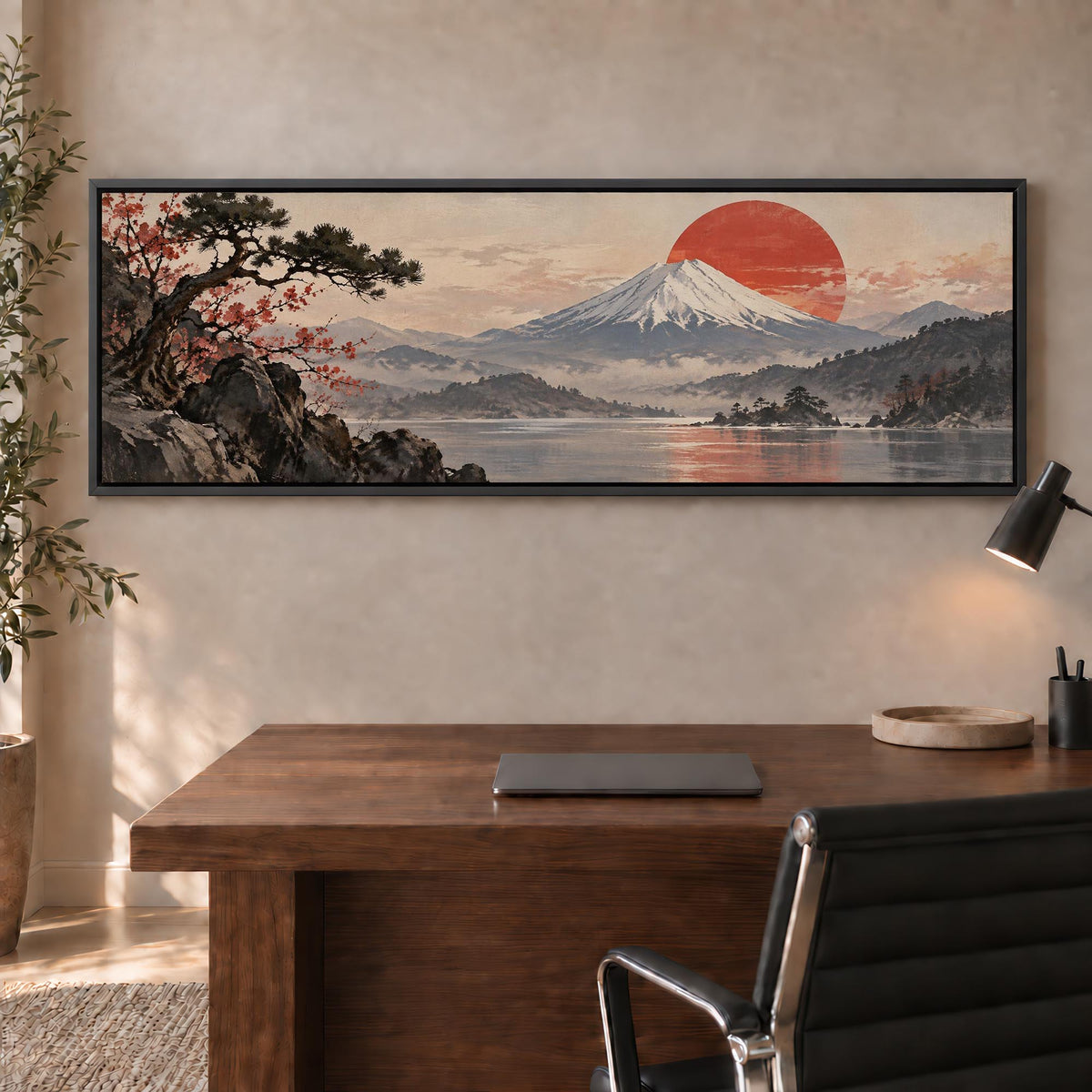 Mountain Dusk Canvas Print Wall Art - Melrose Editions