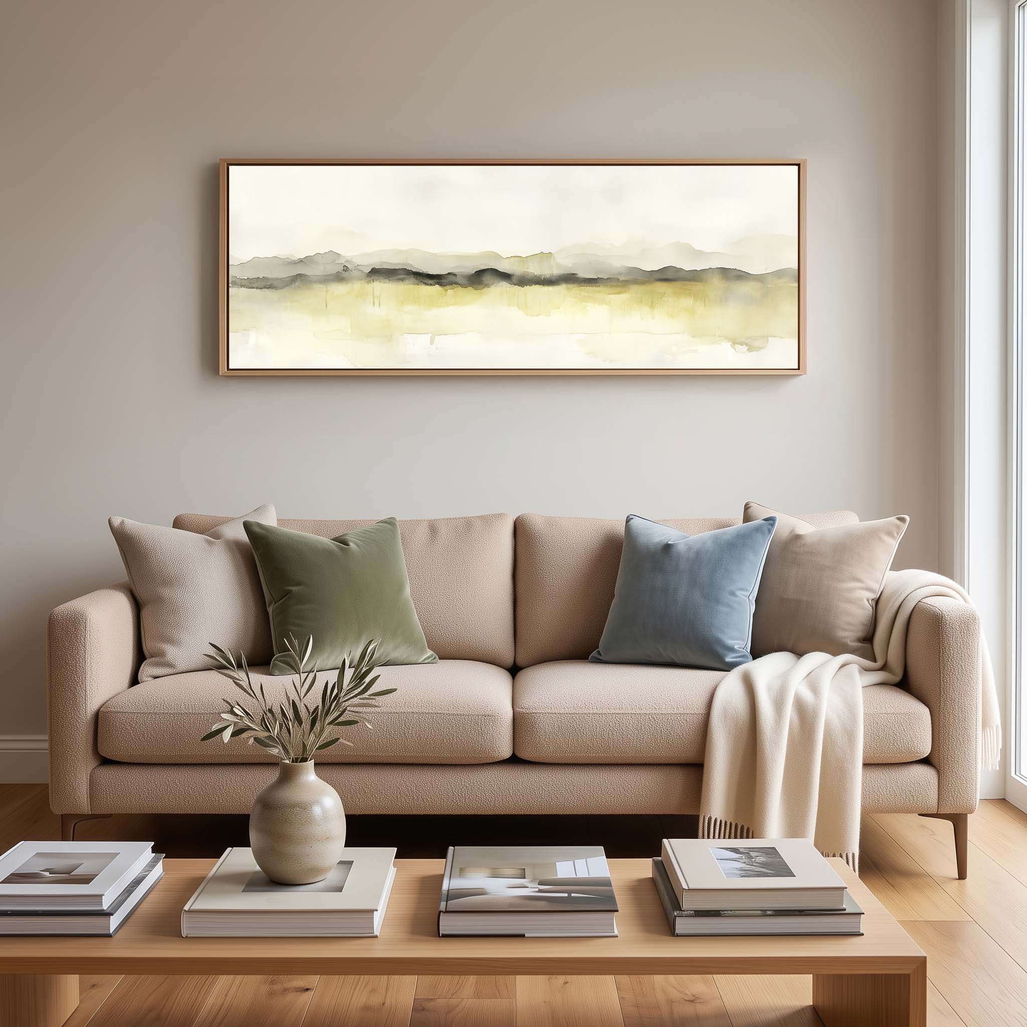 Olive Mountain Canvas Print Wall Art - Melrose Editions