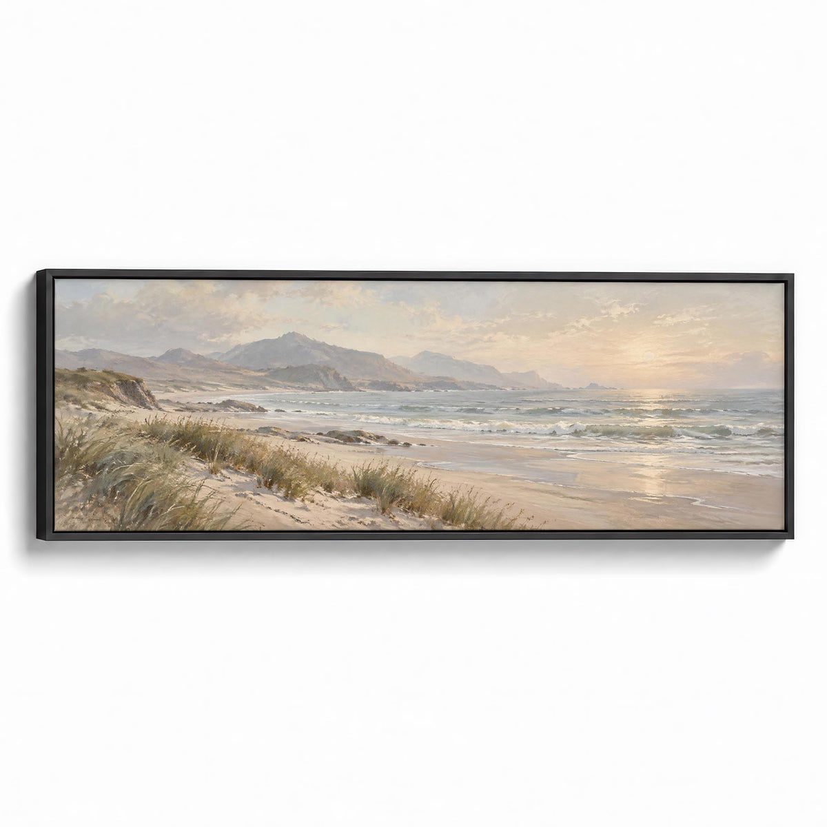 Open Coast Canvas Print Black Wall Art - Melrose Editions