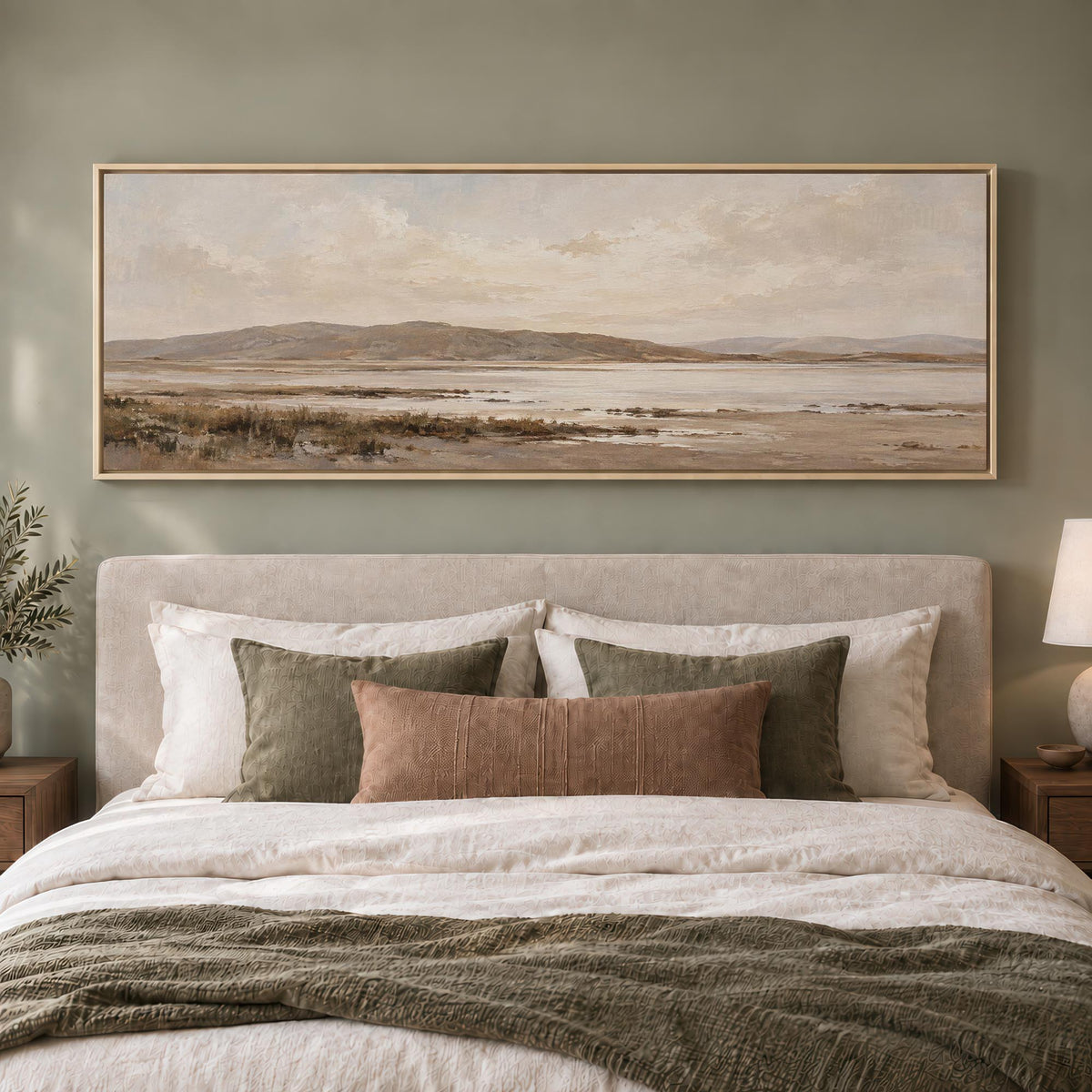 Pale Horizon Canvas Print Wall Art - Melrose Editions