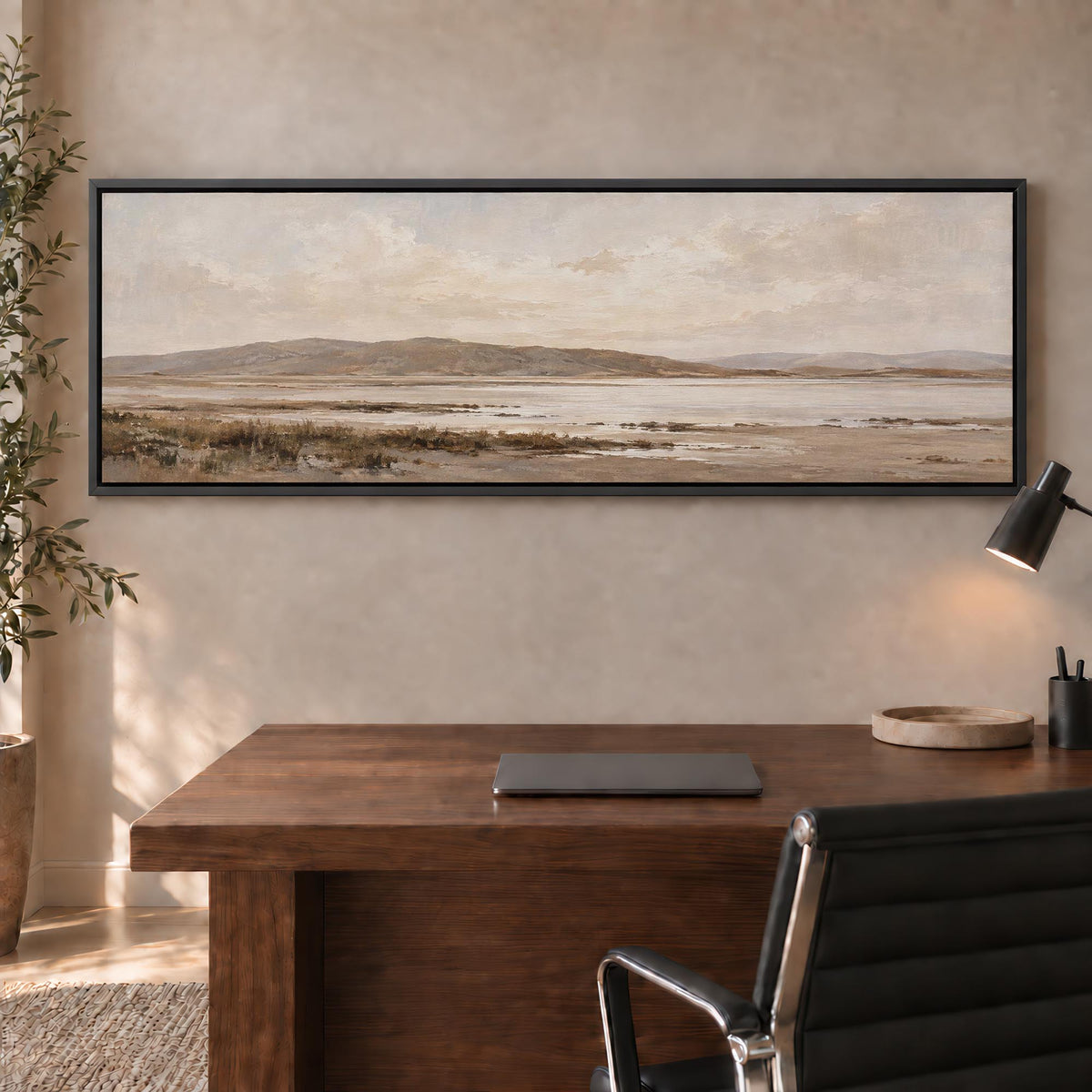 Pale Horizon Canvas Print Wall Art - Melrose Editions