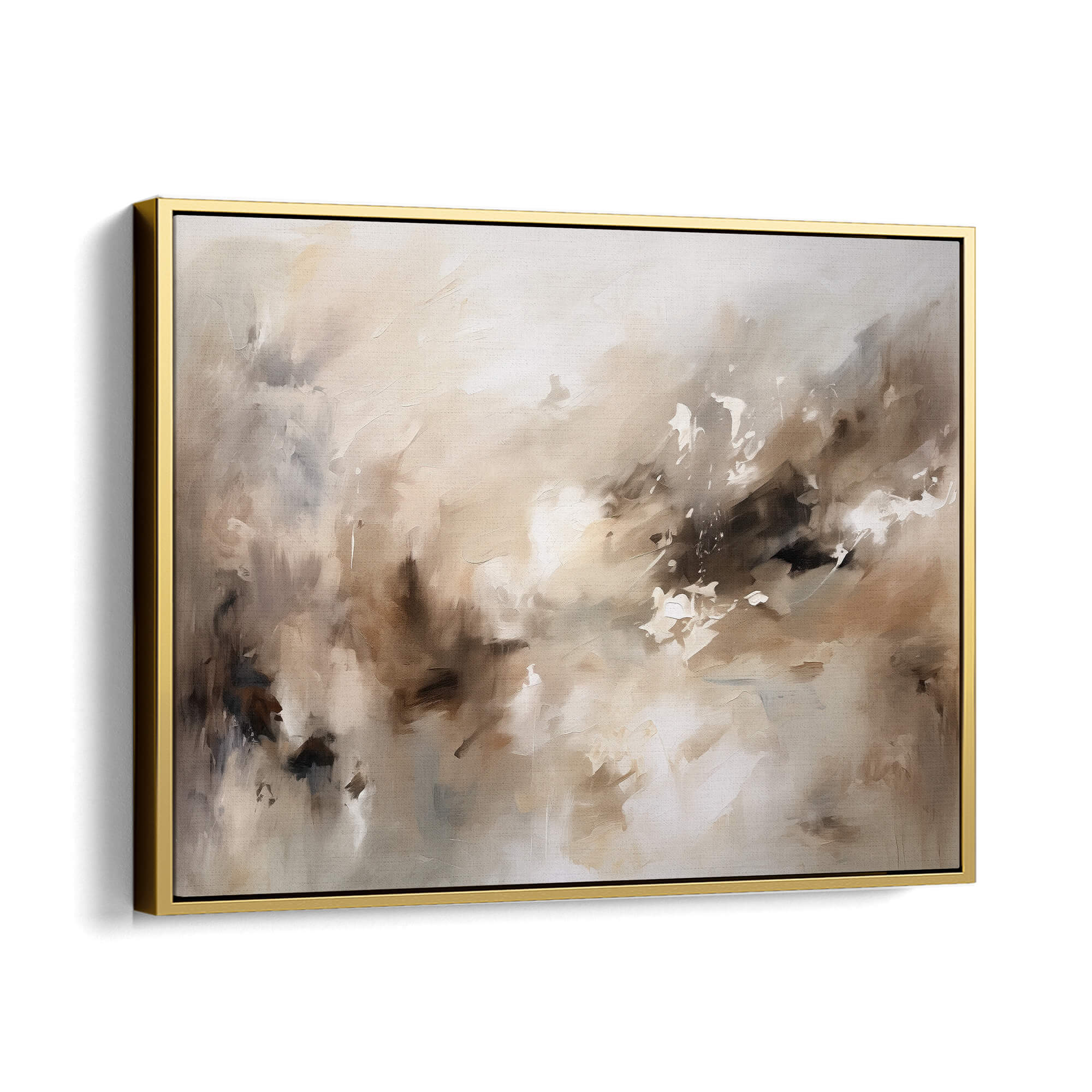 Sable Framed Canvas Gold Wall Art - Melrose Editions