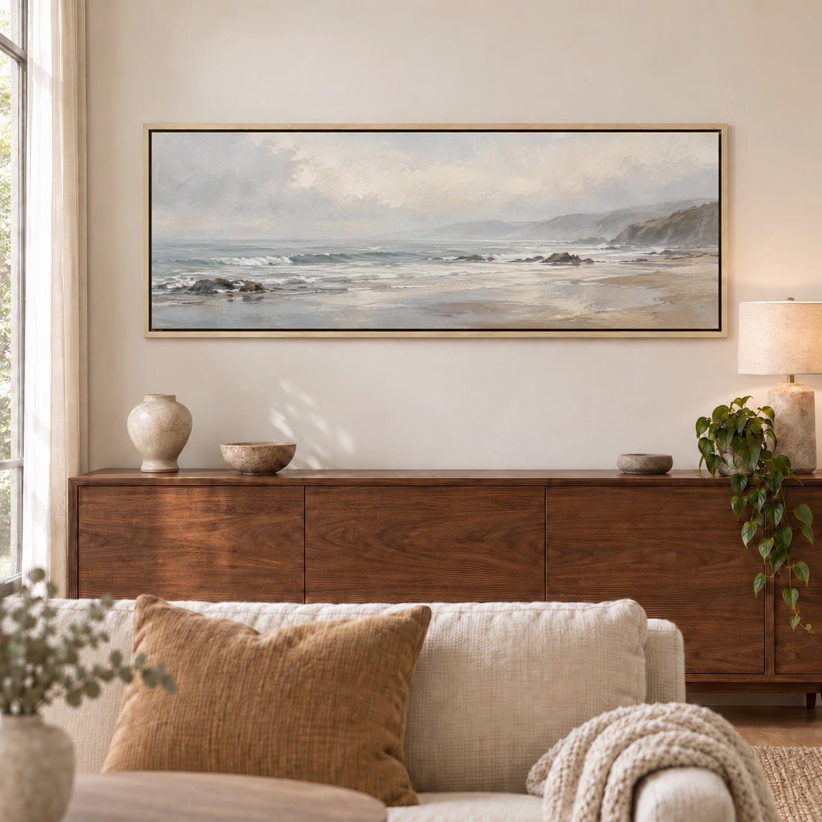 Sandy Tides Canvas Print Wall Art - Melrose Editions