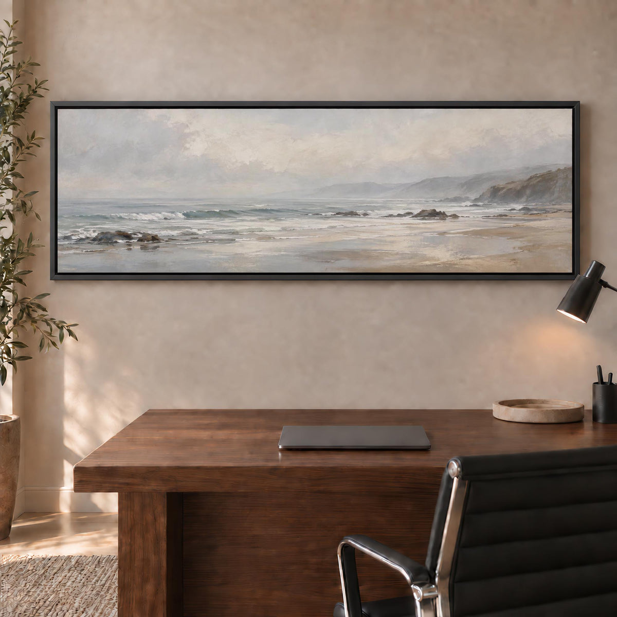 Sandy Tides Canvas Print Wall Art - Melrose Editions