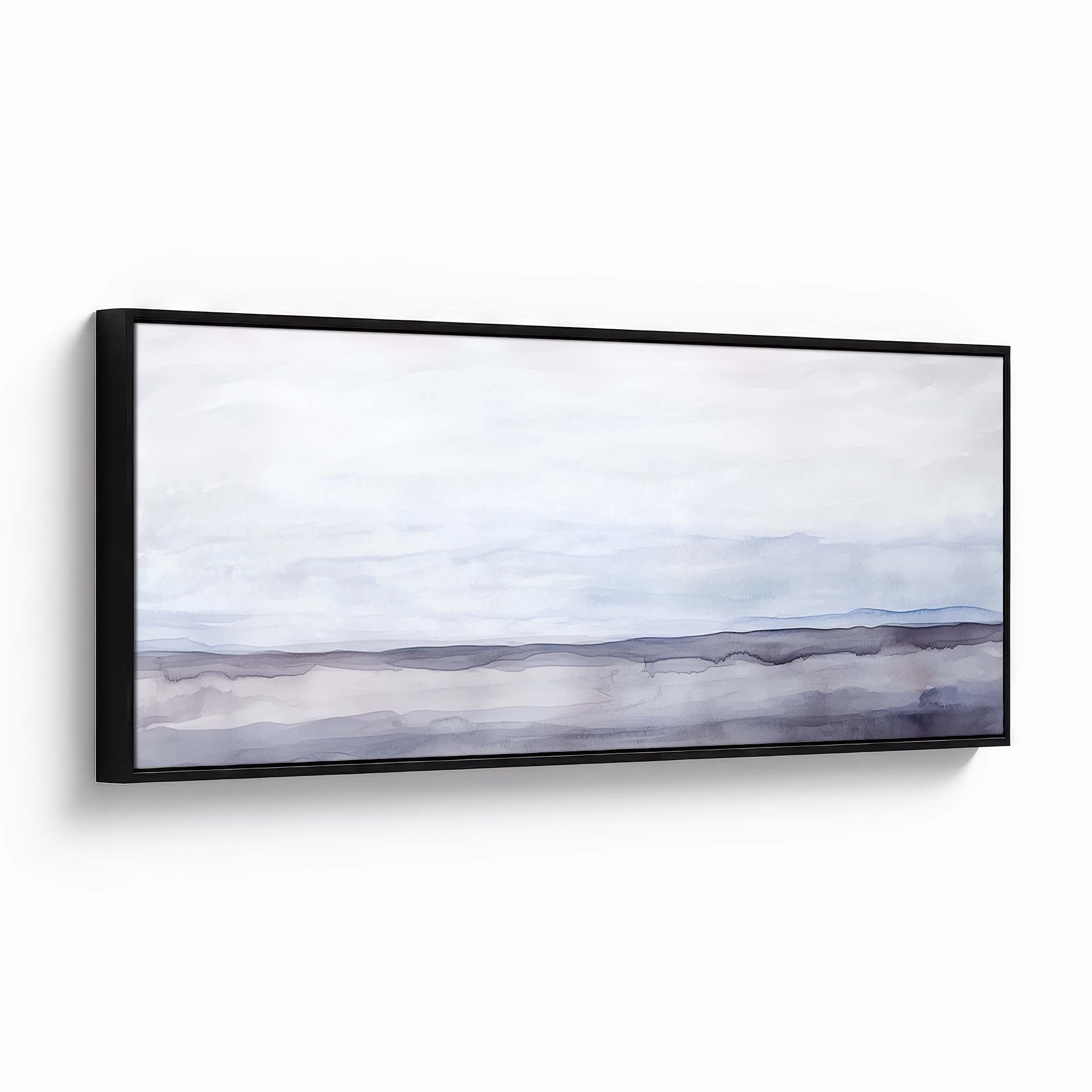Slate Horizon Canvas Print Black Wall Art - Melrose Editions